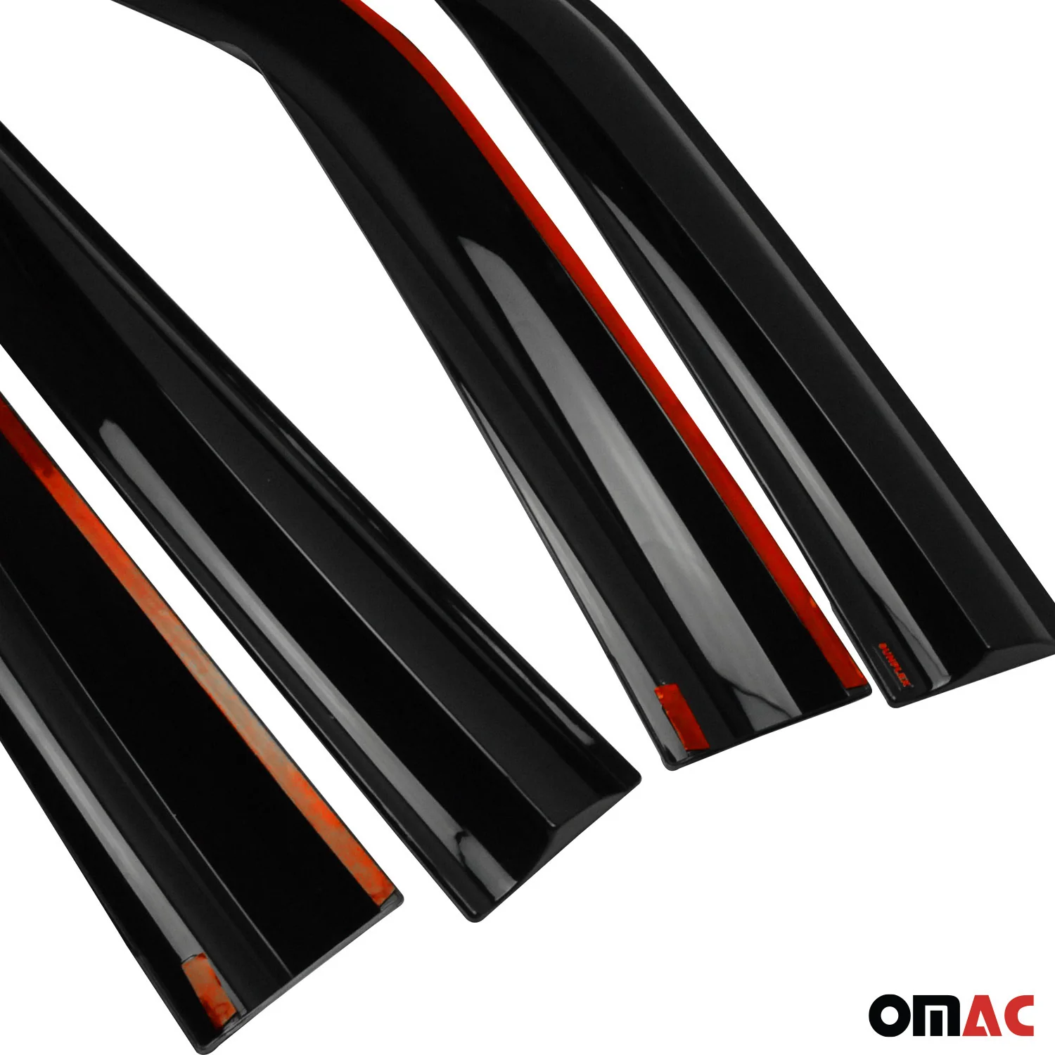 Motorhaube Deflektor Windabweiser Regenabweiser Set für Audi Q7 4L 2006-15 5tlg - Image 8
