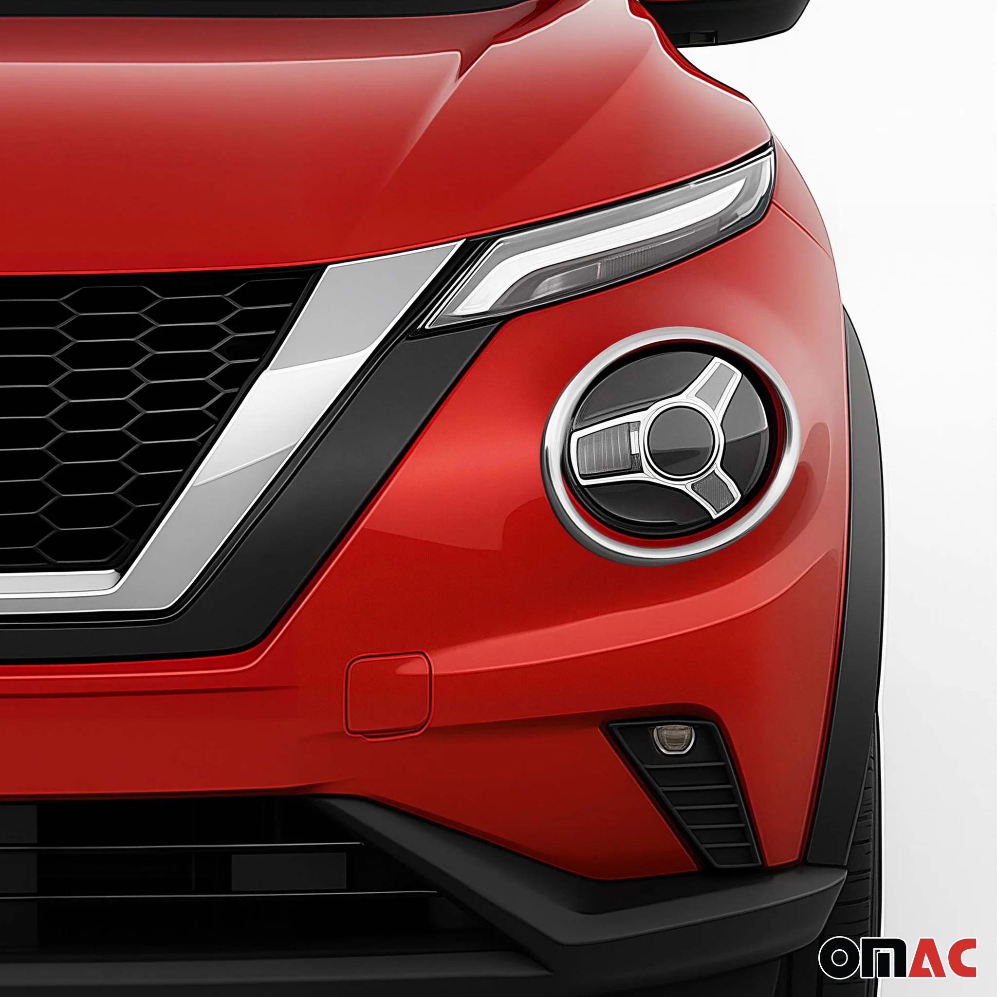 Scheinwerfer Leisten Scheinwerferblende für Nissan Juke 2019-2026 Edelstahl 2tlg - Image 3