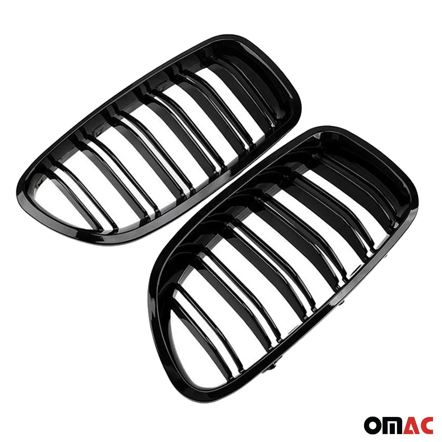 Nieren Grill Kühlergrill für BMW 5er F10 M5 2010-2016 Schwarz Glanz - Image 2