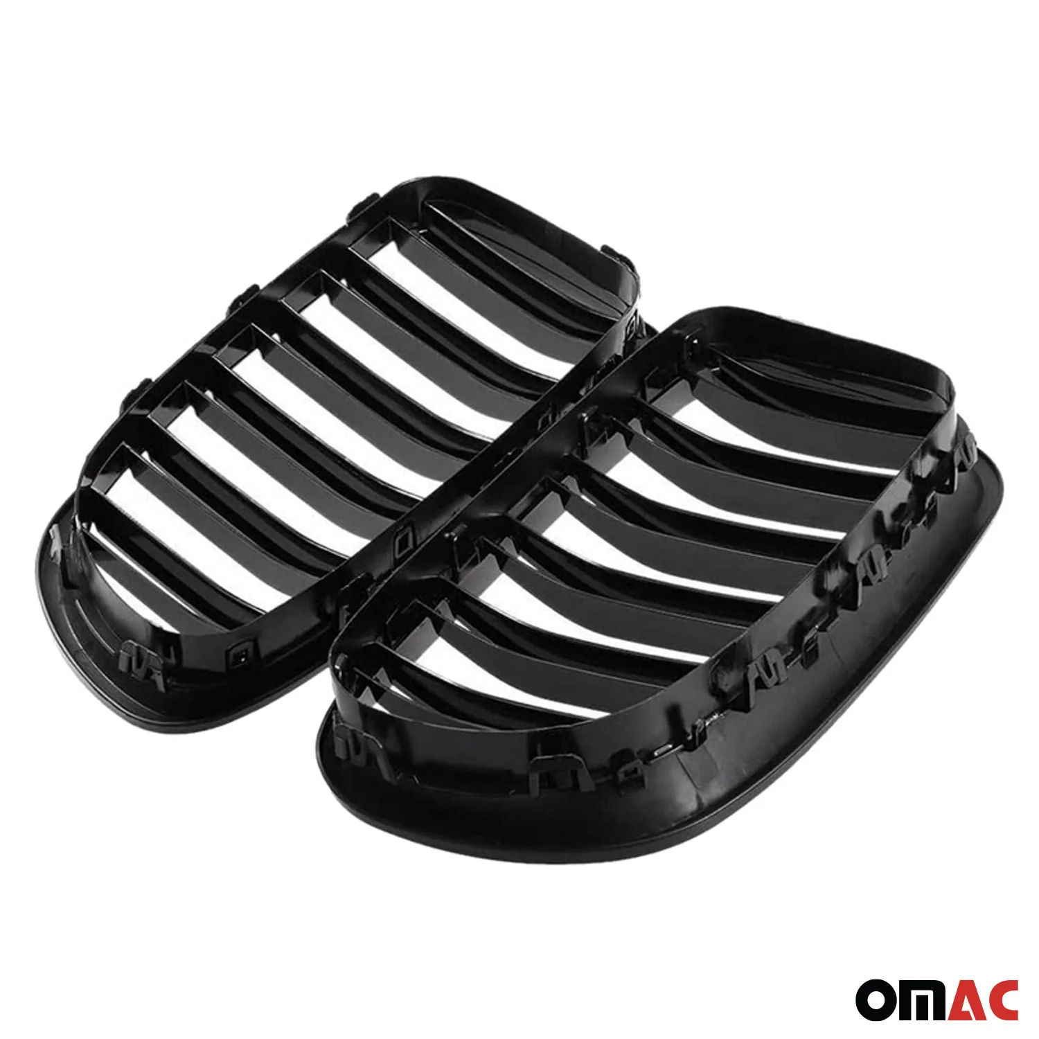 Nieren Grill Kühlergrill für BMW 5er F10 M5 2010-2016 Schwarz Glanz - Image 3