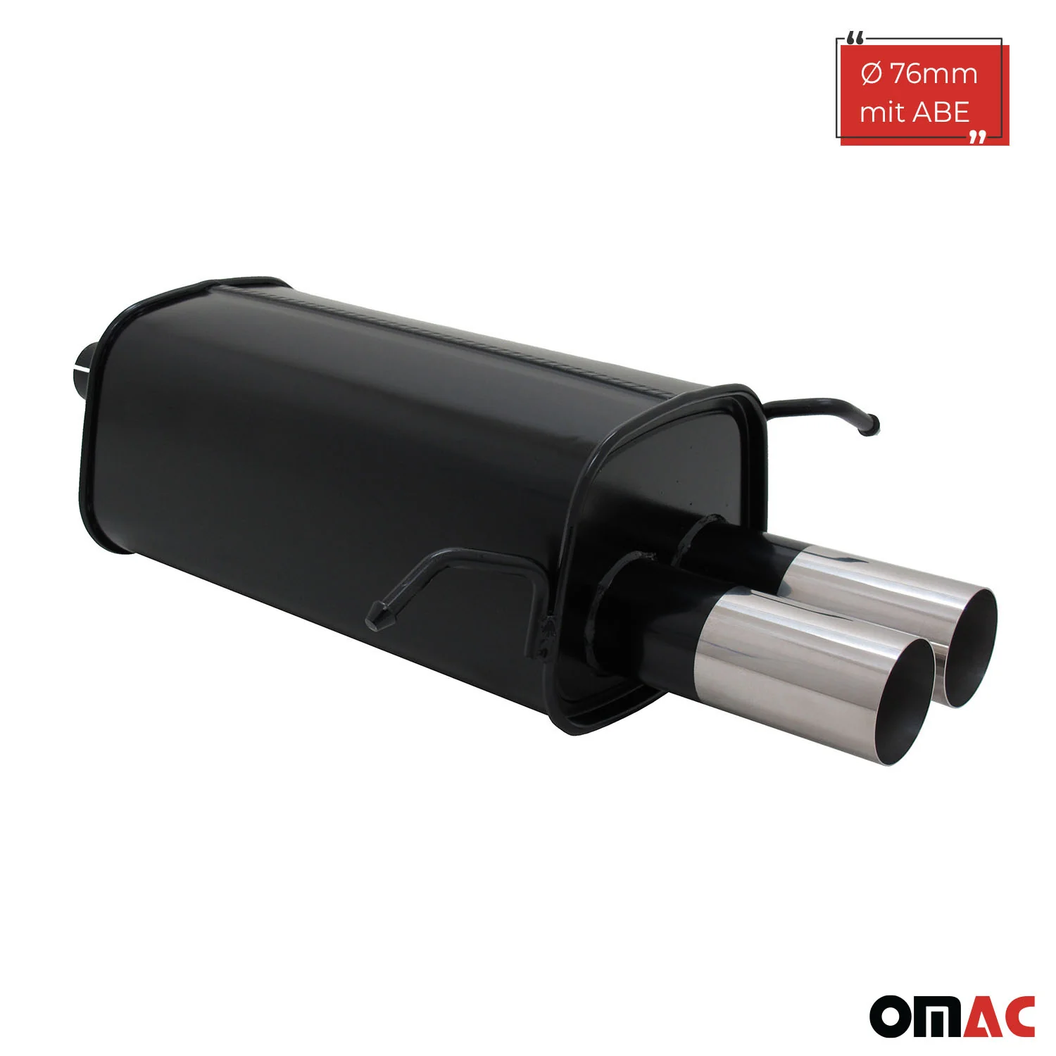 Novus Sportauspuff 2x76mm RL-Design für Mercedes C-Klasse W203 S203 mit ABE - Image 2