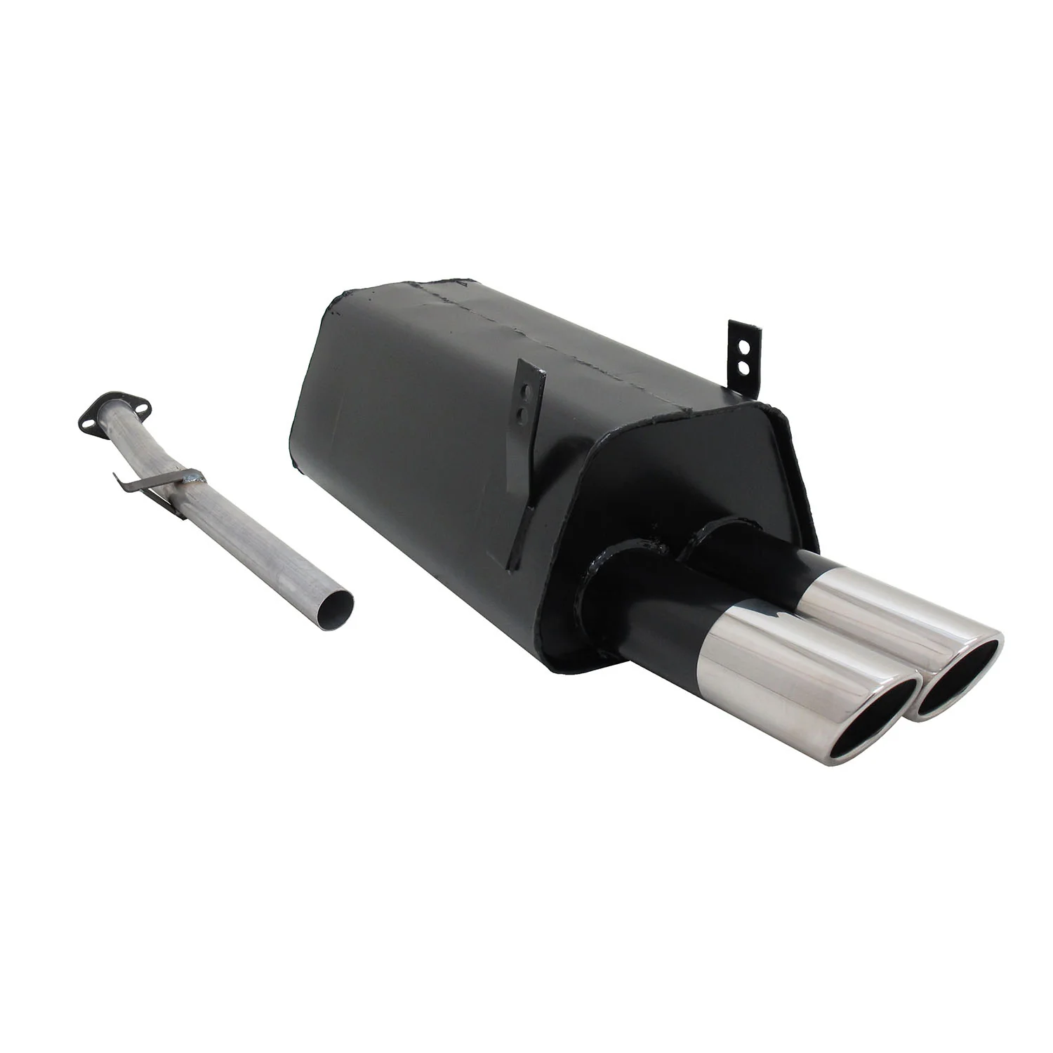 Novus Sportauspuff für BMW 3er E36 316 / 318 2x76mm SR-Design  mit ABE