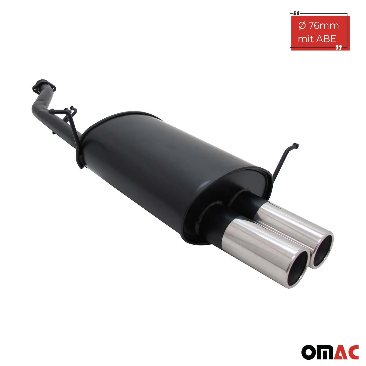 Novus Sportauspuff für BMW E36 Compact 316i 2x76mm Endschalldämpfer mit ABE - Image 2