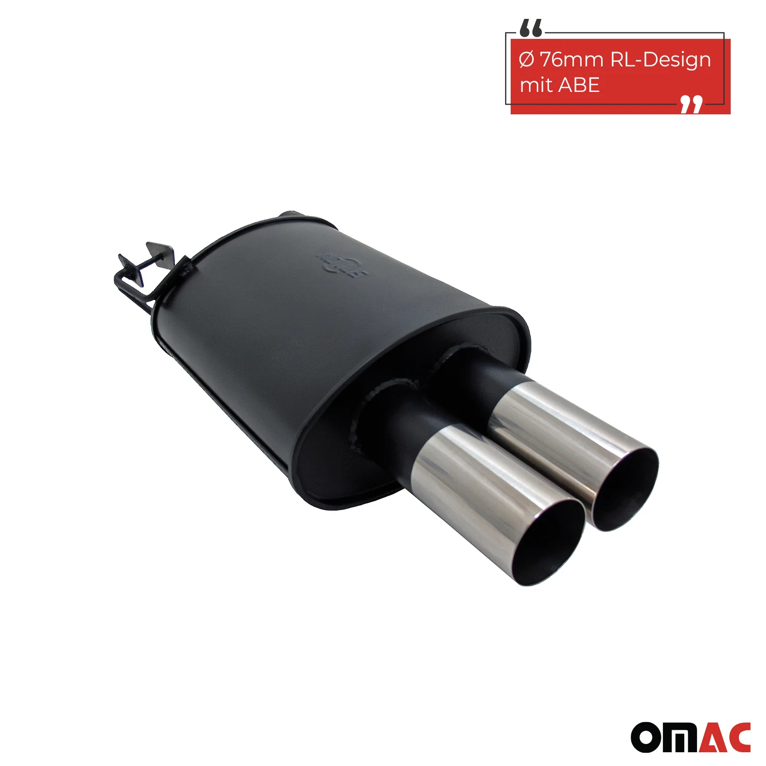 Novus Sportauspuff für BMW E39 2x76mm RL-Design Endschalldämpfer mit ABE - Image 2