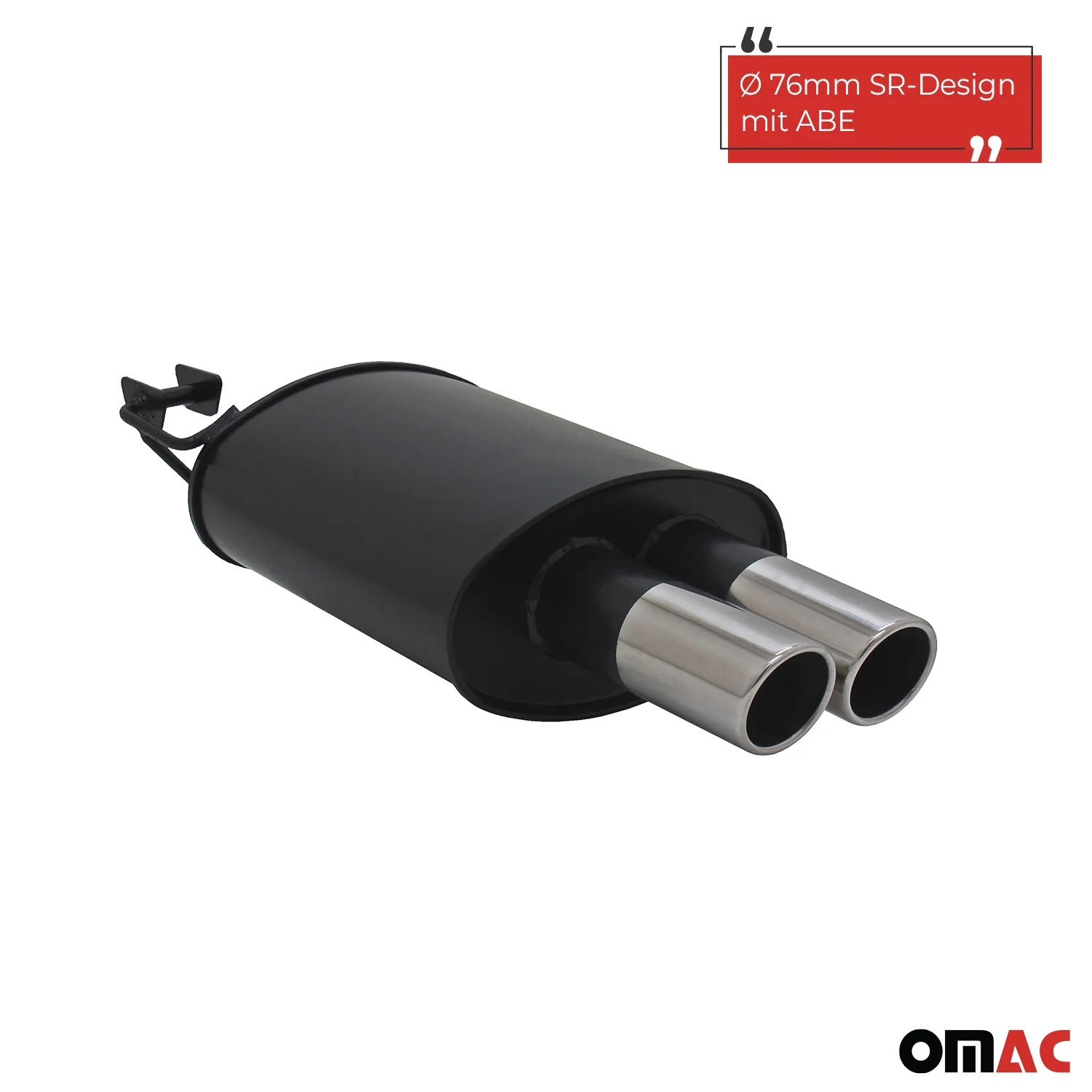 Novus Sportauspuff für BMW E39 2x76mm SR-Design Endschalldämpfer mit ABE - Image 2
