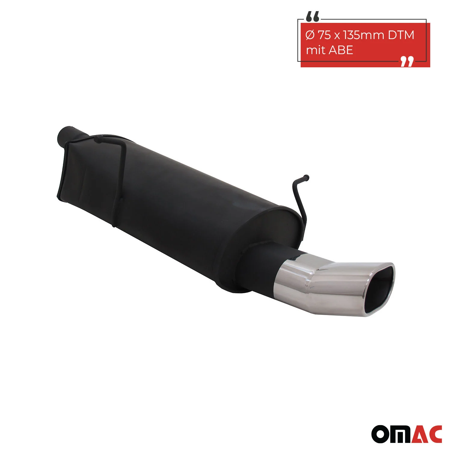 Novus Sportauspuff für BMW E46 135x75mm DTM Endschalldämpfer mit ABE - Image 2