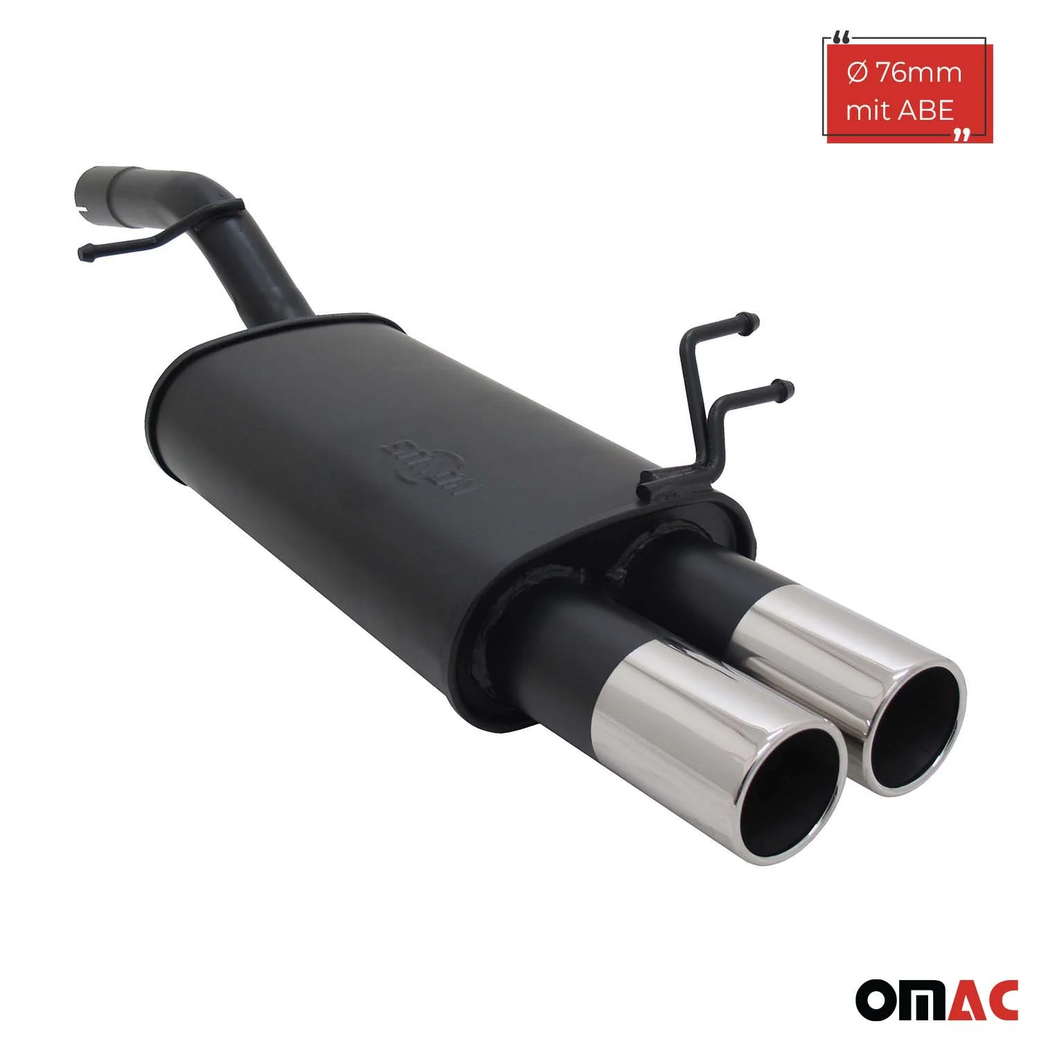 Novus Sportauspuff für Ford Fiesta MK6 JH / JD 2x76mm Endschalldämpfer mit ABE - Image 2