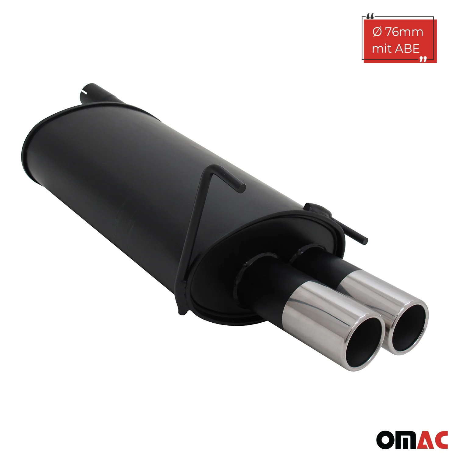 Novus Sportauspuff für Mercedes C-Klasse W202 / W208 2x76mm  mit ABE - Image 2