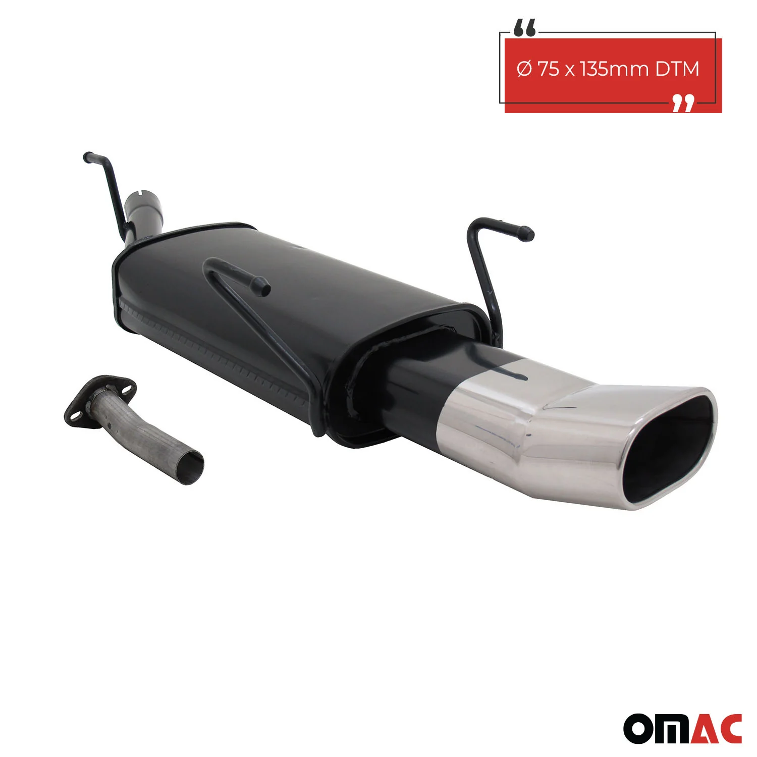 Novus Sportauspuff für Opel Astra G Caravan 135x75mm DTM Endschalldämpfer - Image 2