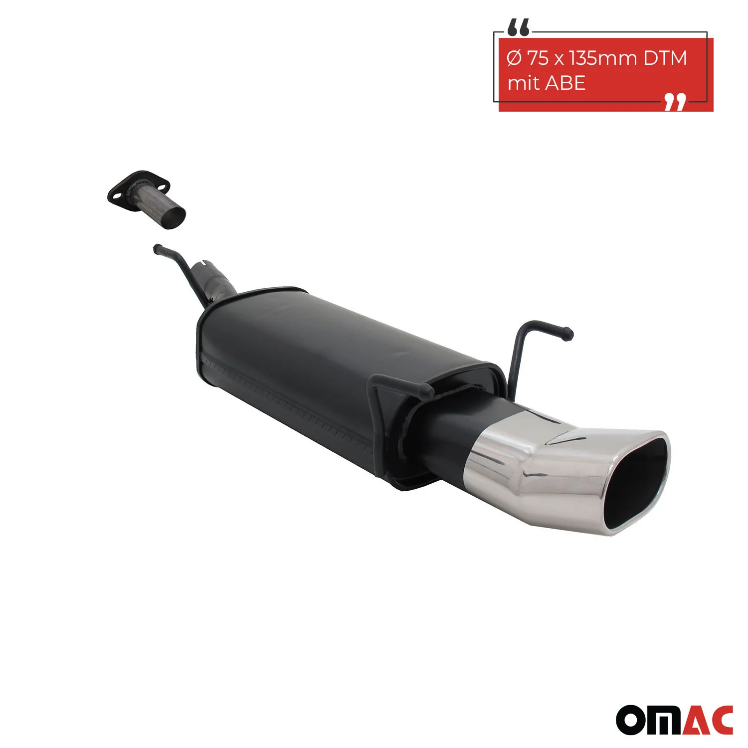 Novus Sportauspuff für Opel Astra G CC Fließheck 135x75mm DTM mit ABE - Image 2