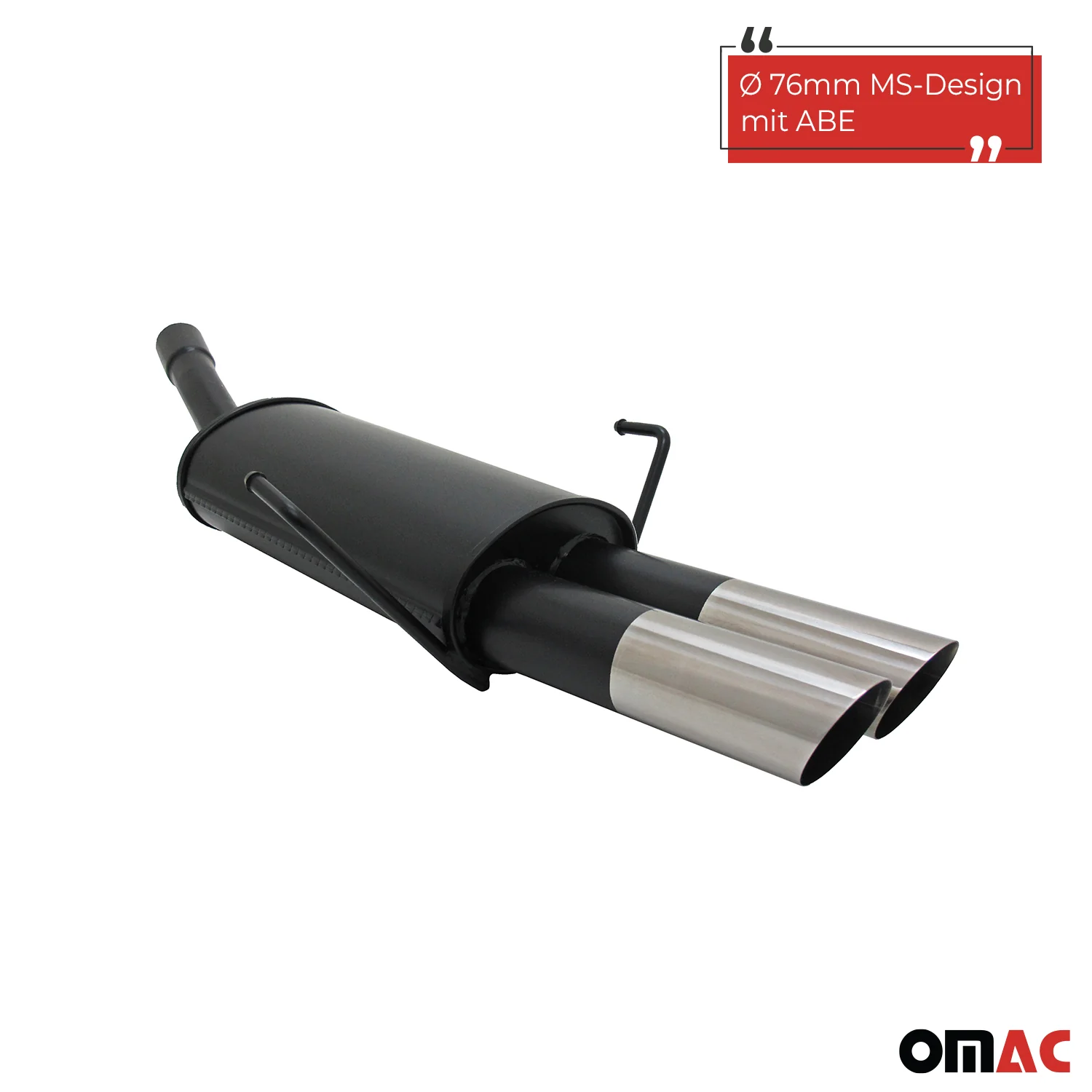 Novus Sportauspuff für Opel Astra H Caravan 2x76mm MS-Design mit ABE - Image 2