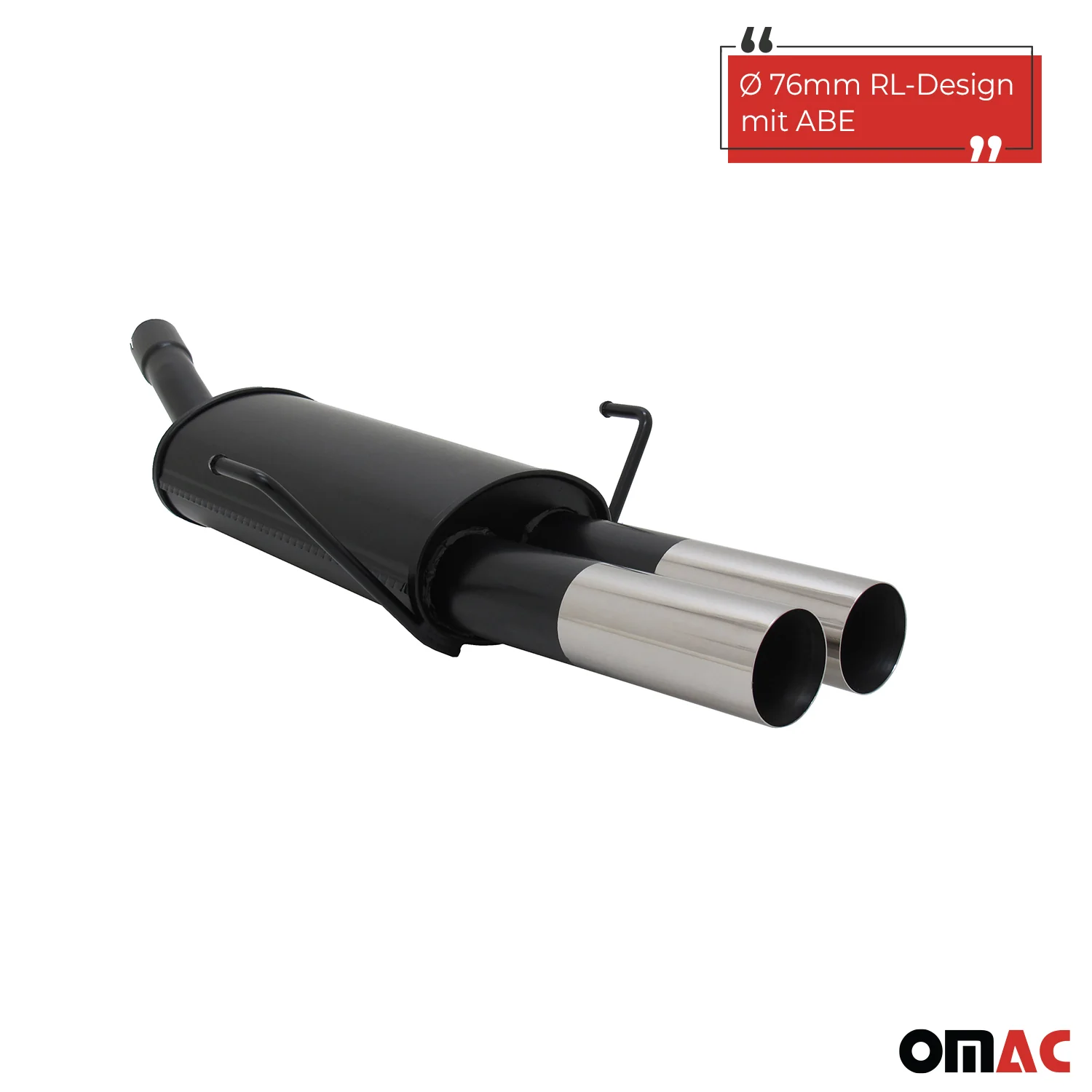 Novus Sportauspuff für Opel Astra H Caravan 2x76mm RL-Design  mit ABE - Image 2