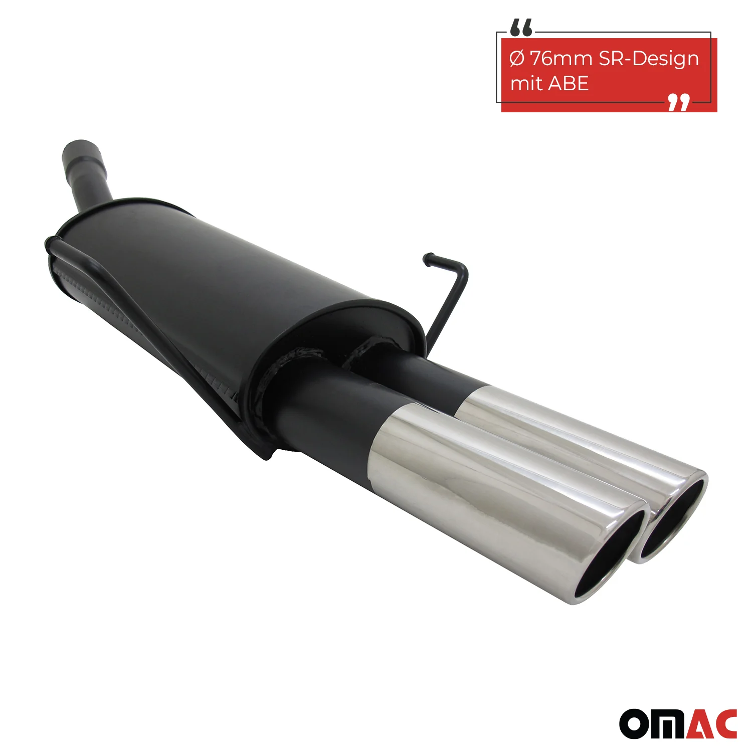 Novus Sportauspuff für Opel Astra H Caravan 2x76mm SR-Design mit ABE - Image 2