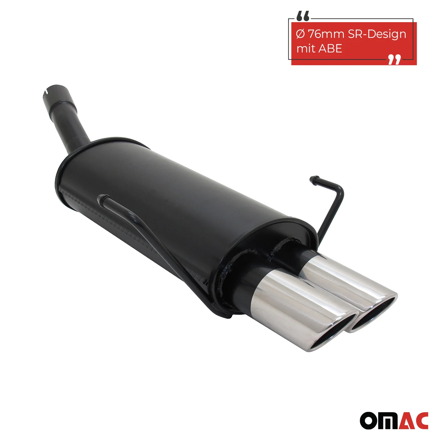 Novus Sportauspuff für Opel Astra H Fließheck 2x76mm SR-Design mit ABE - Image 2