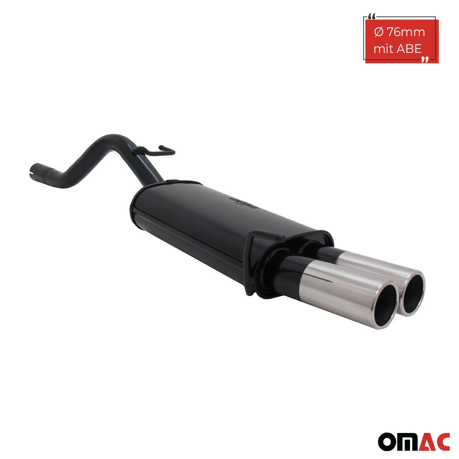 Novus Sportauspuff für Opel Corsa D 2x76mm Endschalldämpfer mit ABE - Image 2