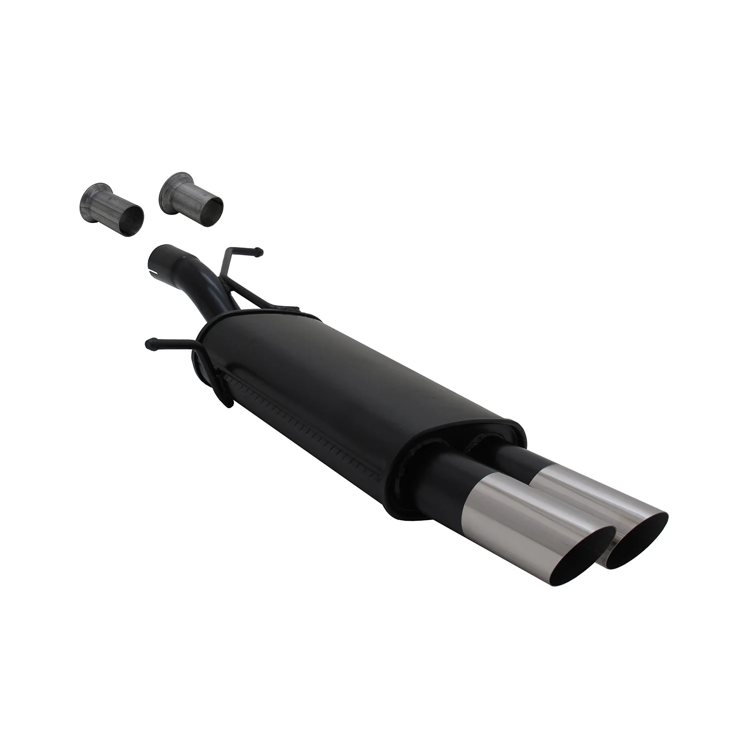 Novus Sportauspuff für Peugeot 307 / Citroen C4 2x76mm MS-Design mit ABE