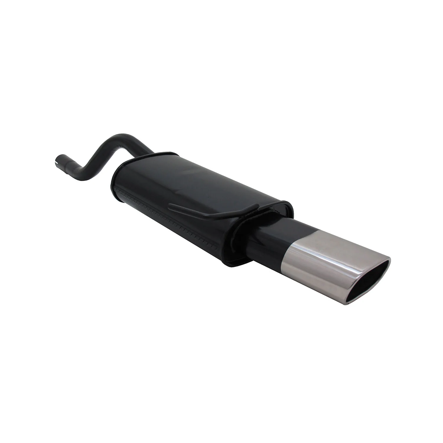 Novus Sportauspuff für Renault Clio 2 135x75mm Endschalldämpfer mit ABE