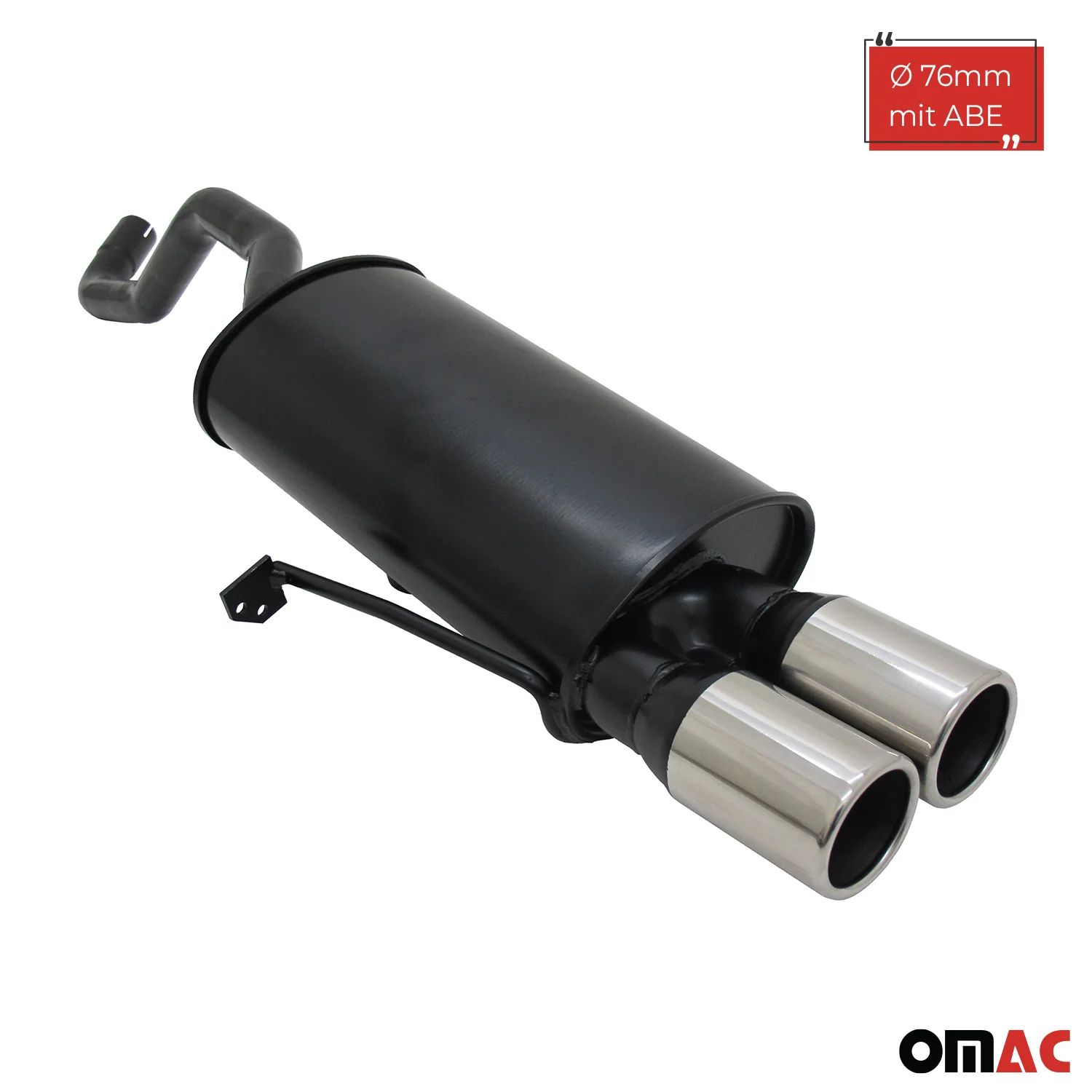 Novus Sportauspuff für Renault Clio 3 2x76mm Endschalldämpfer mit ABE - Image 2
