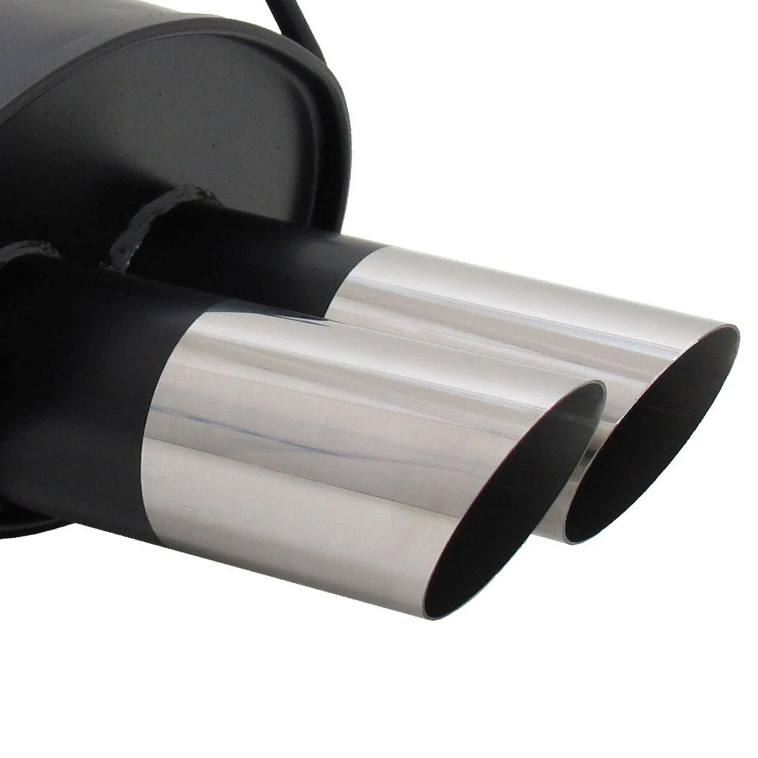 Novus Sportauspuff für Renault Clio 3 2x76mm MS-Design Endschalldämpfer