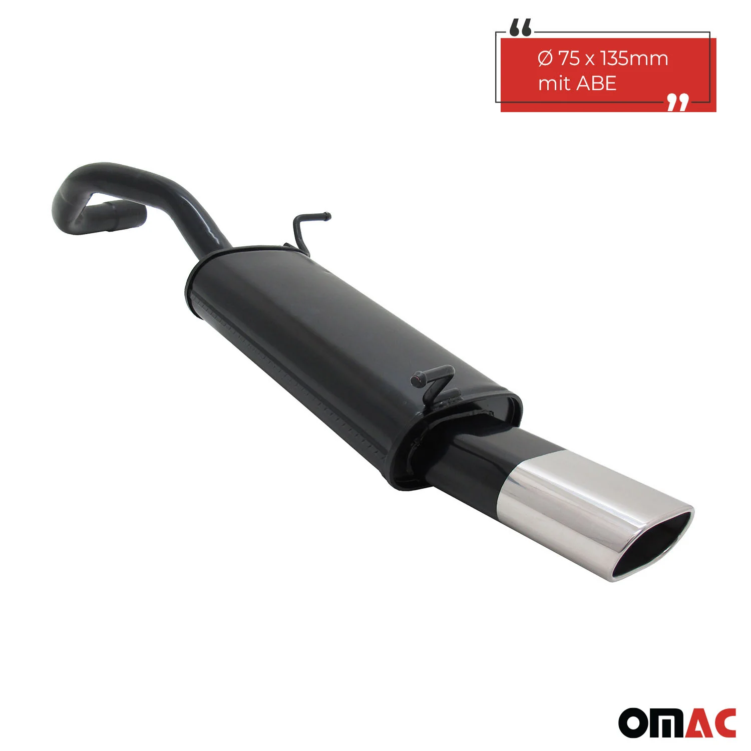 Novus Sportauspuff für Seat Ibiza 6L 135x75mm Endschalldämpfer mit ABE - Image 2