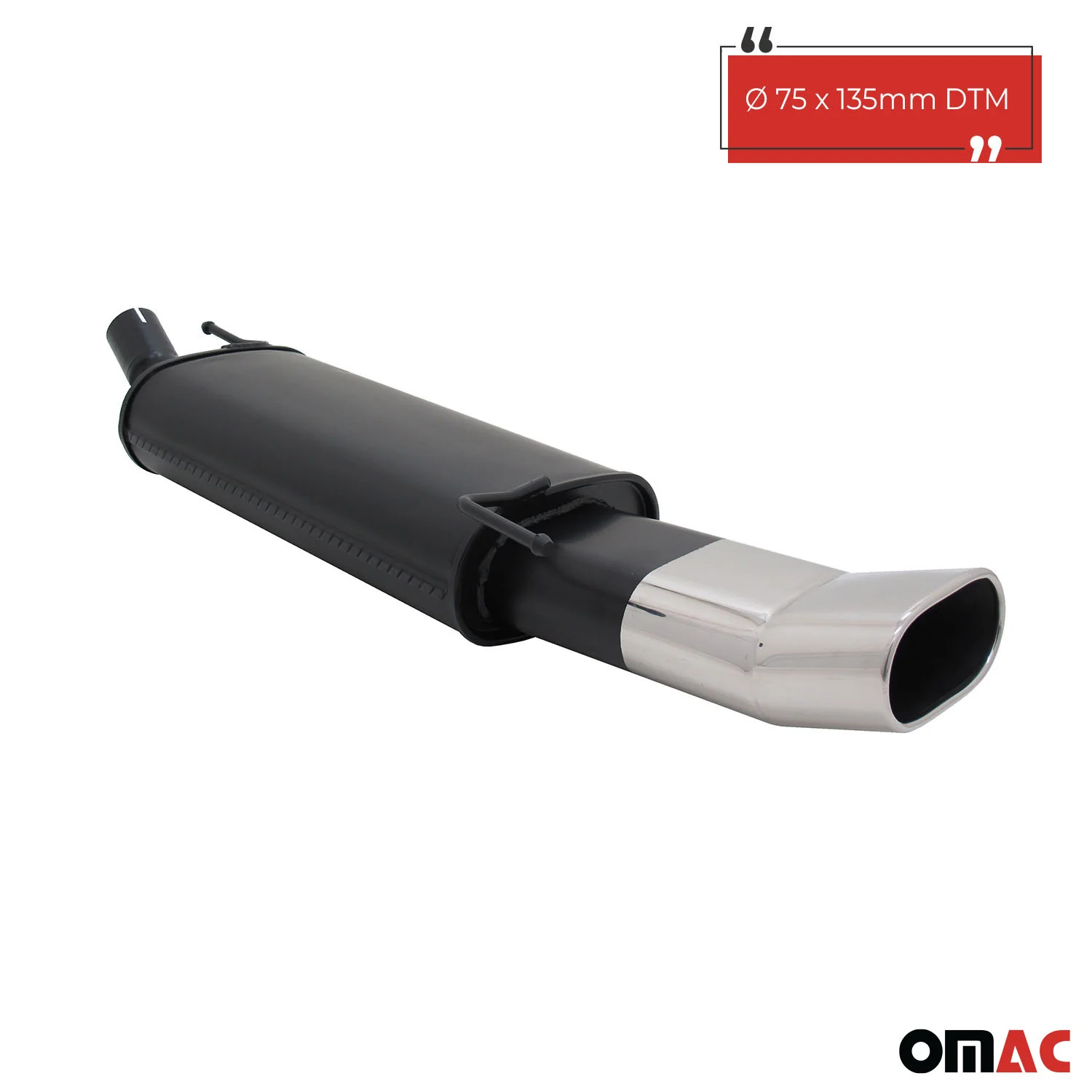 Novus Sportauspuff für VW Golf 3 / Golf 4 Cabrio 135x75mm DTM - Image 2