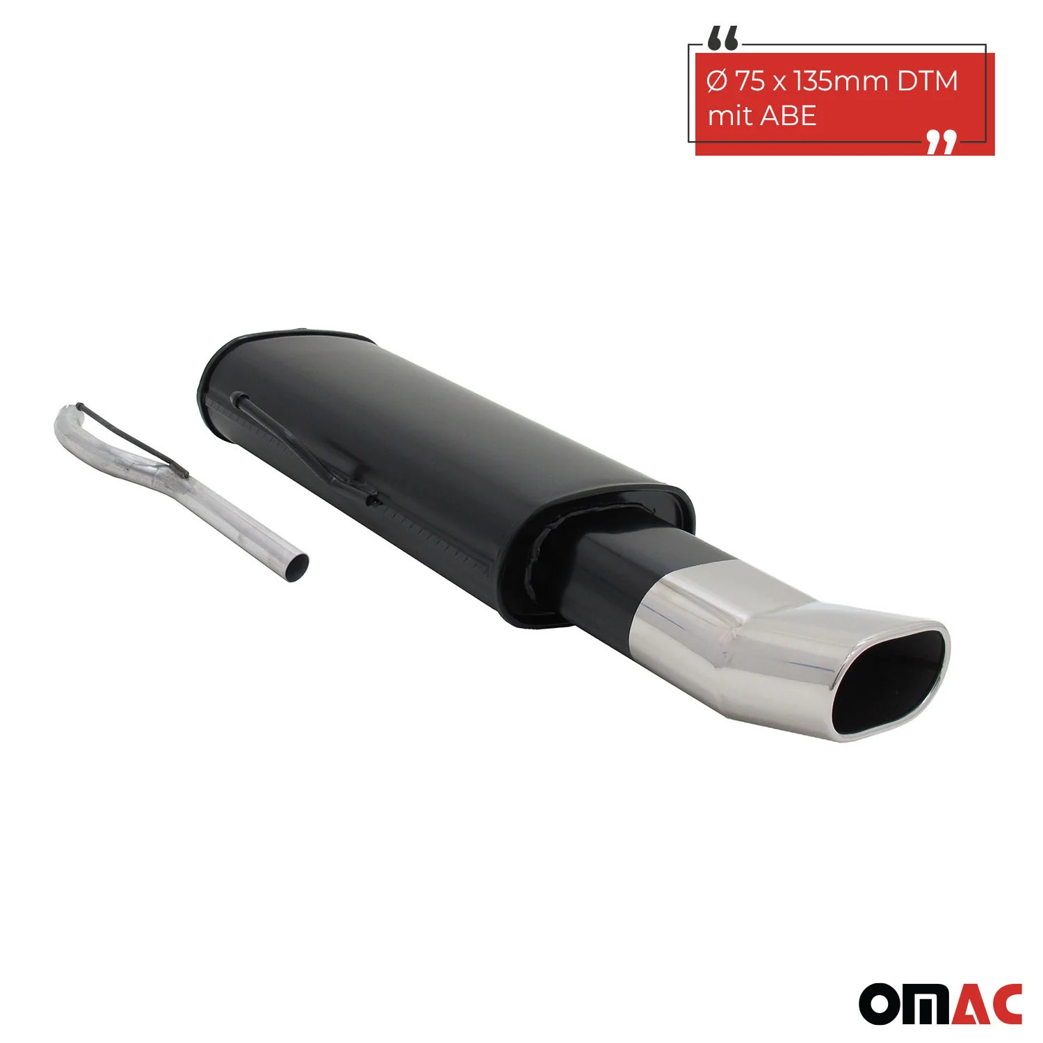 Novus Sportauspuff für VW Passat 35i 135x75mm DTM Endschalldämpfer mit ABE - Image 2