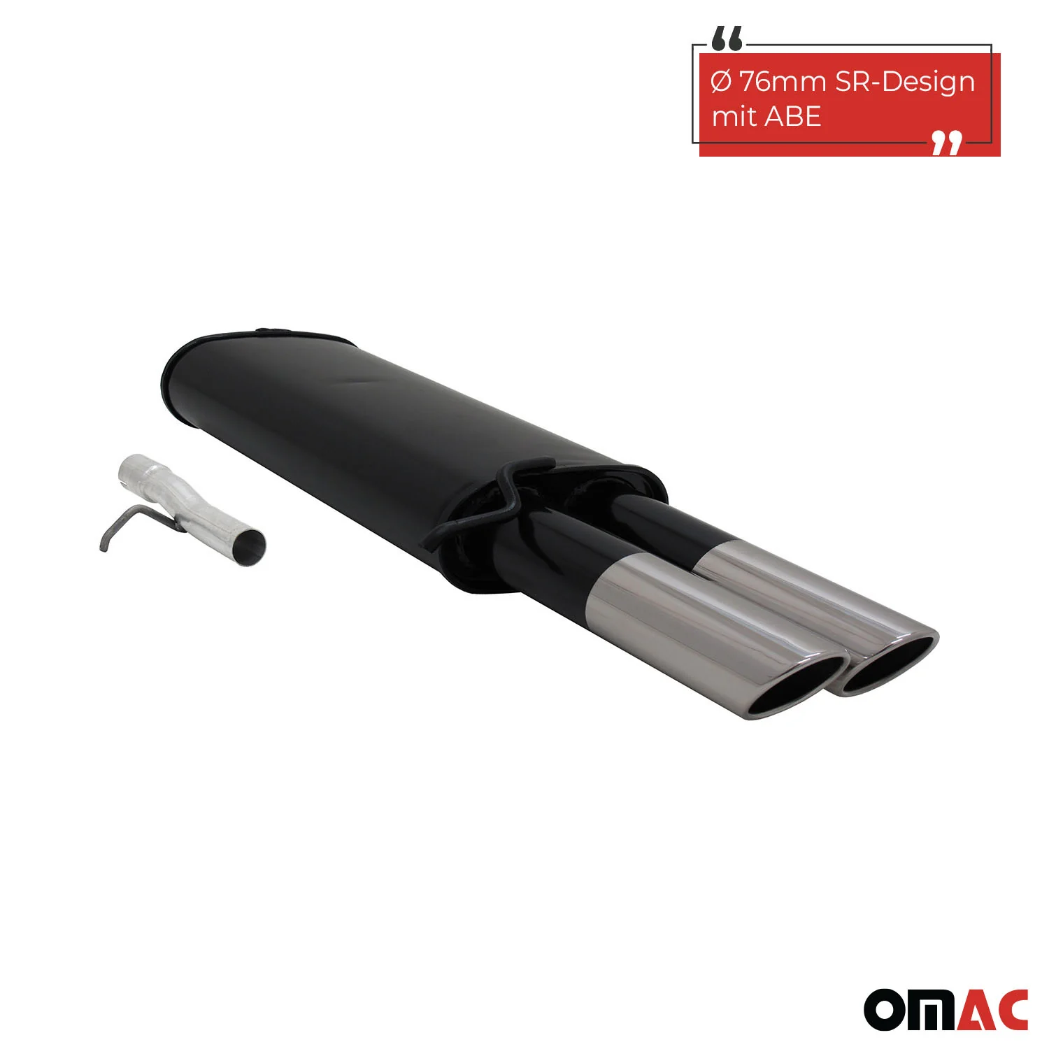 Novus Sportauspuff für VW Passat 3B / 3BG 2x76 SR-Design Endschalldämpfer ABE - Image 2
