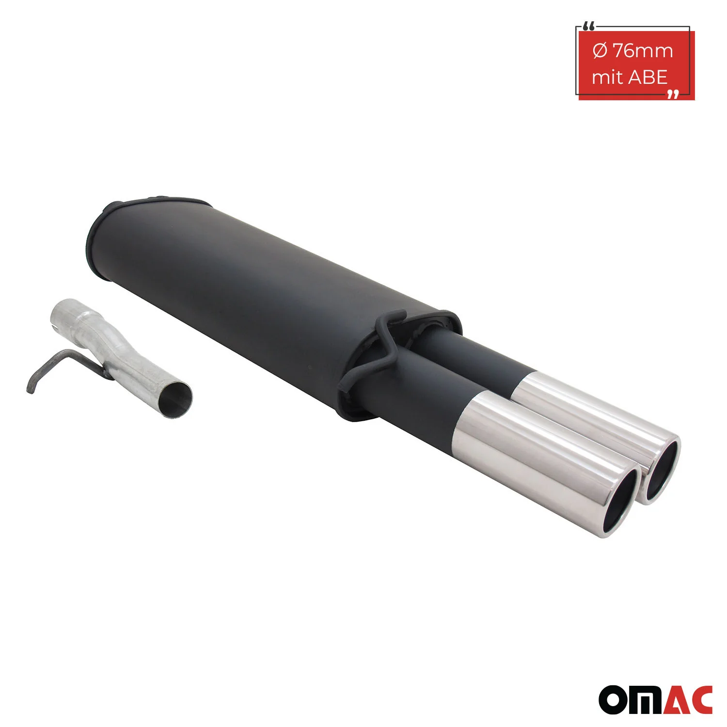 Novus Sportauspuff für VW Passat 3B / 3BG 2x76mm Endschalldämpfer mit ABE - Image 2