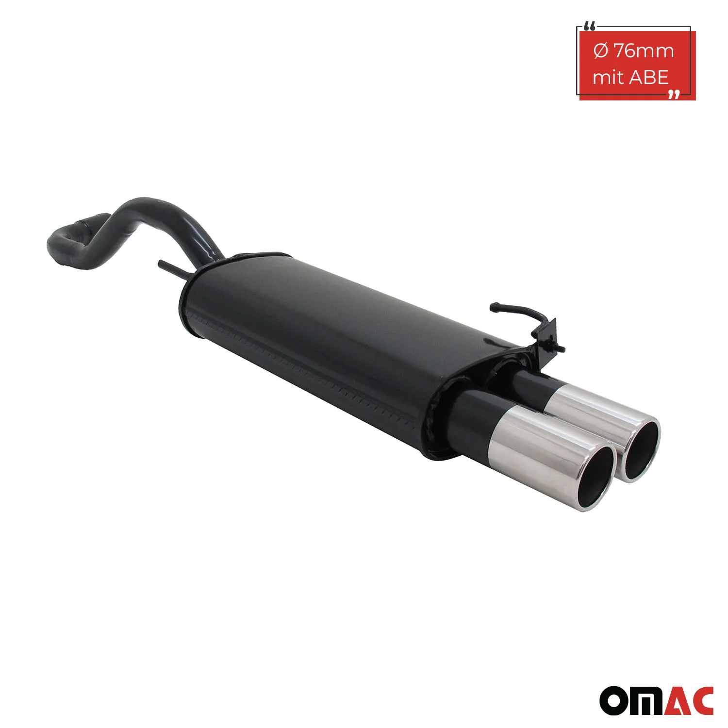 Novus Sportauspuff für VW Polo 4 6N / 6N2 2x76mm Endschalldämpfer mit ABE - Image 2