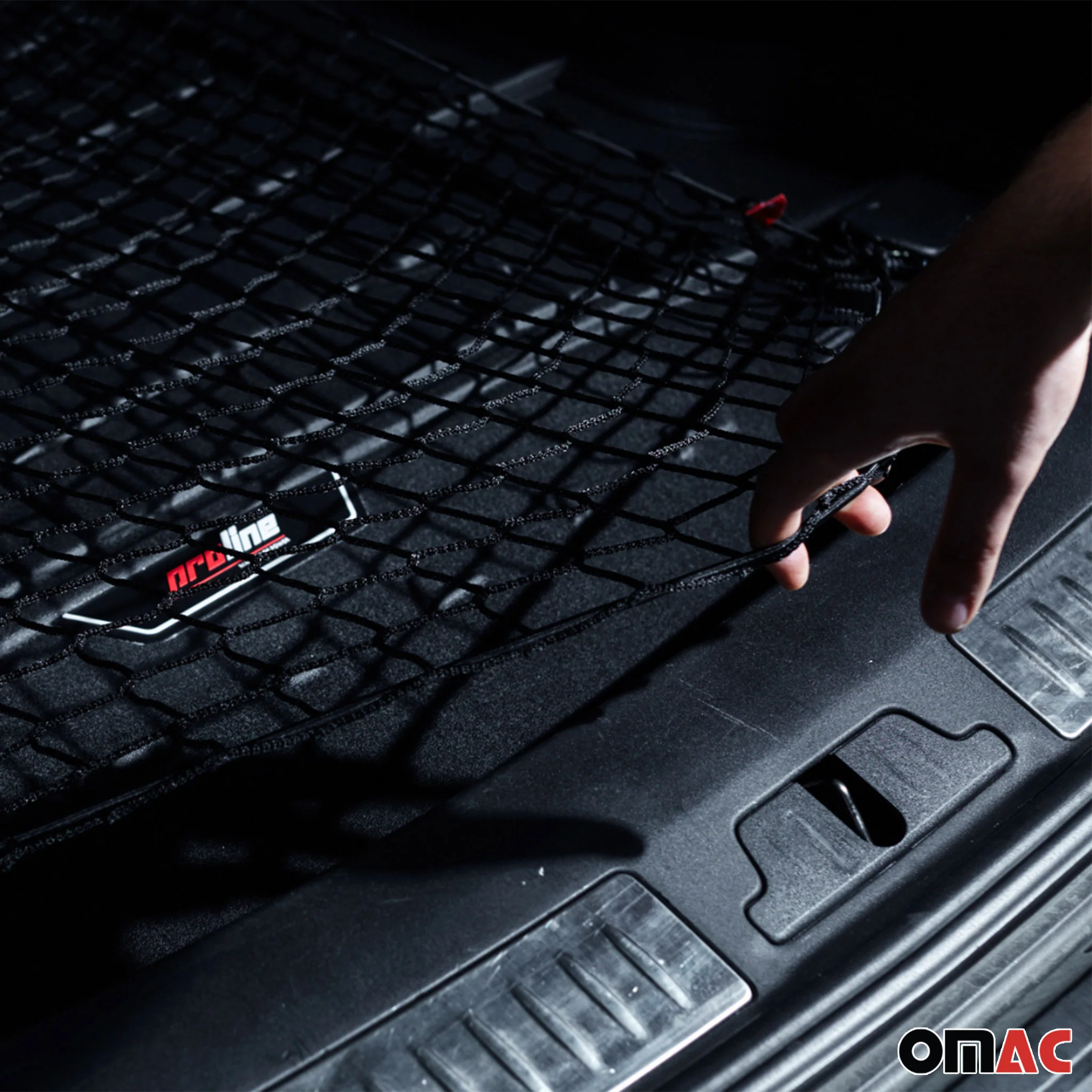 OMAC Gummi Kofferraumwanne für Mercedes C Klasse W205 2014-2021 TPE Schwarz - Image 6