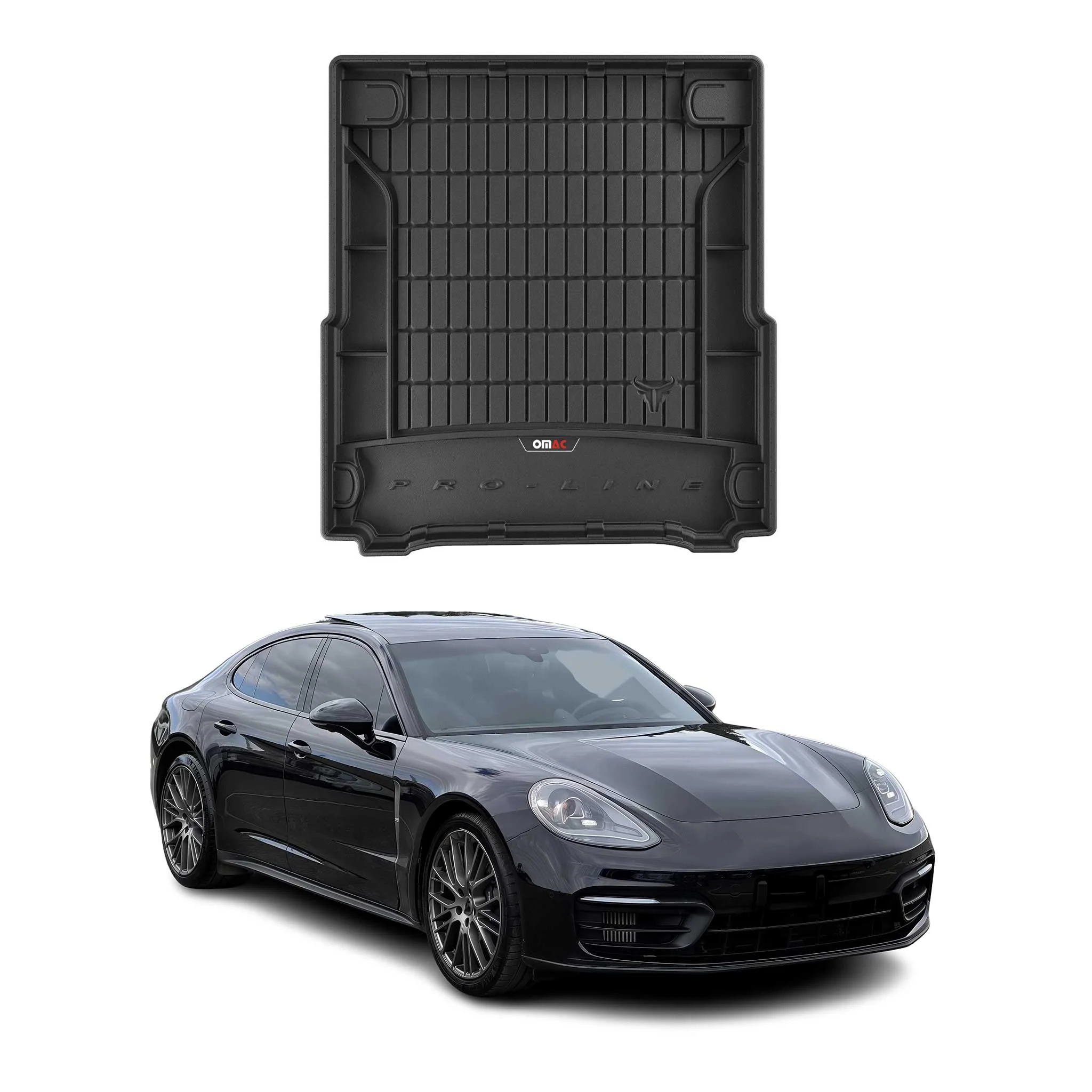 OMAC Gummi Kofferraumwanne für Porsche Panamera 2016-2024 TPE Laderaumwanne