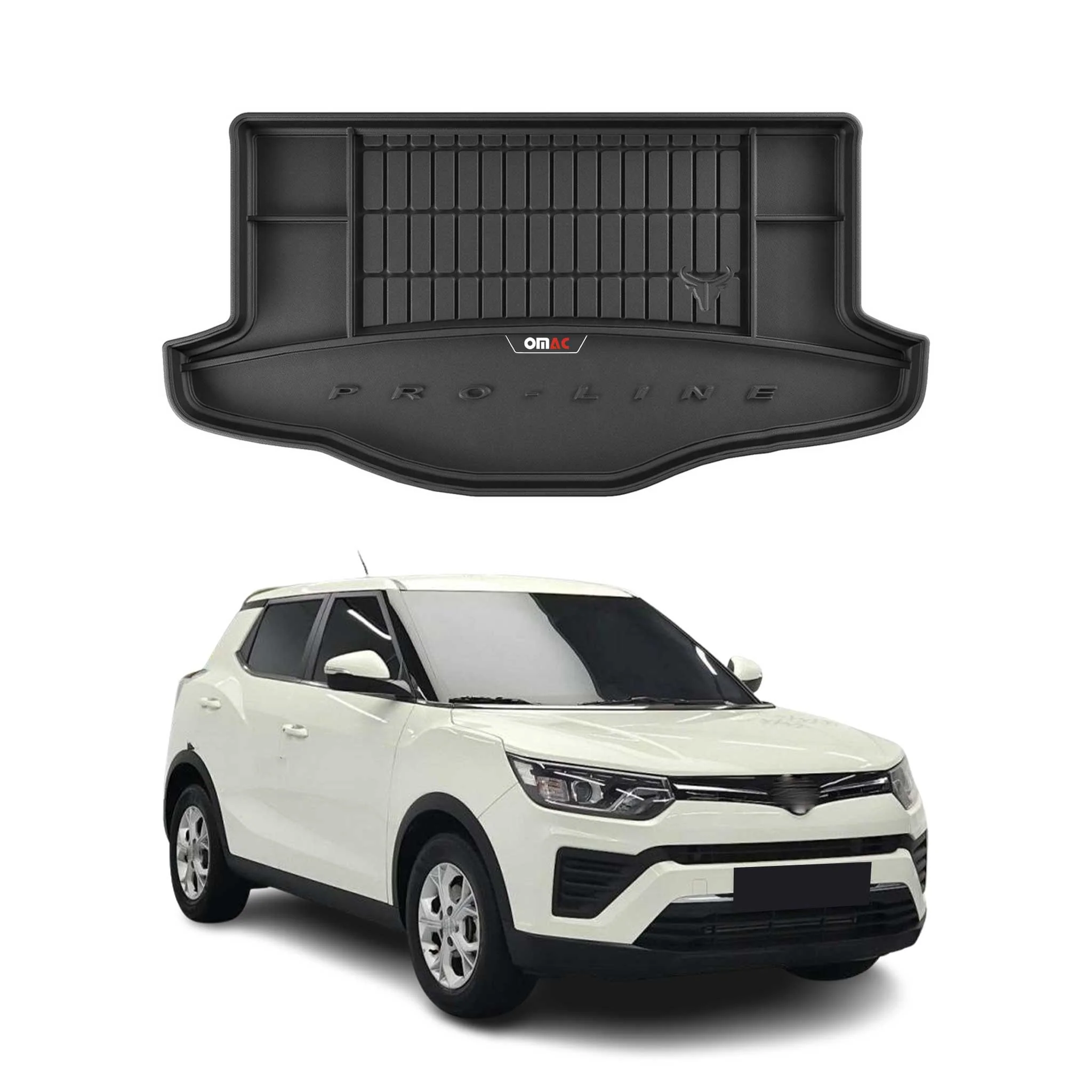 OMAC Gummi Kofferraumwanne für Ssangyong Tivoli 2015-2023 TPE Laderaumwanne