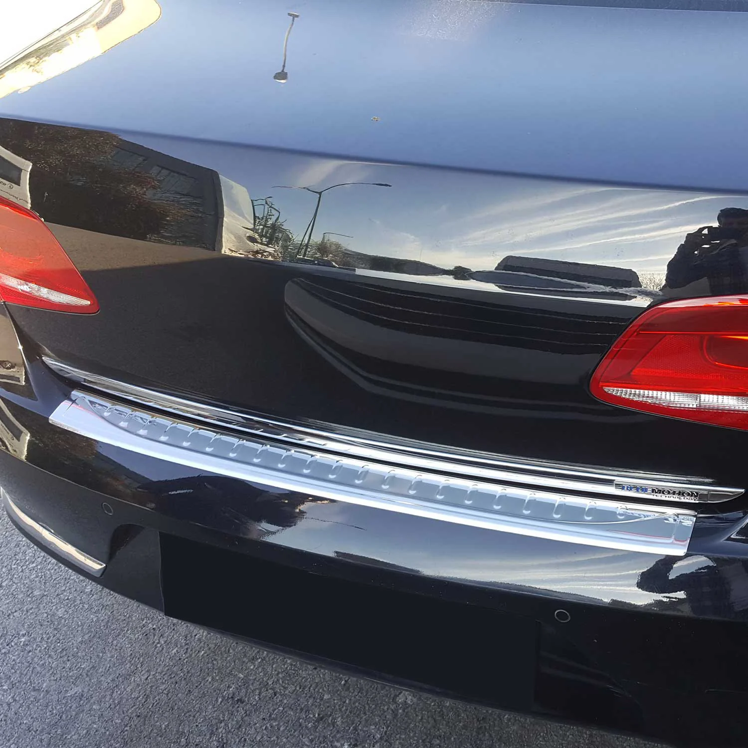 OMAC Ladekantenschutz Stoßstange für VW Passat B7 Stufenheck 2010-15 Edelstahl
