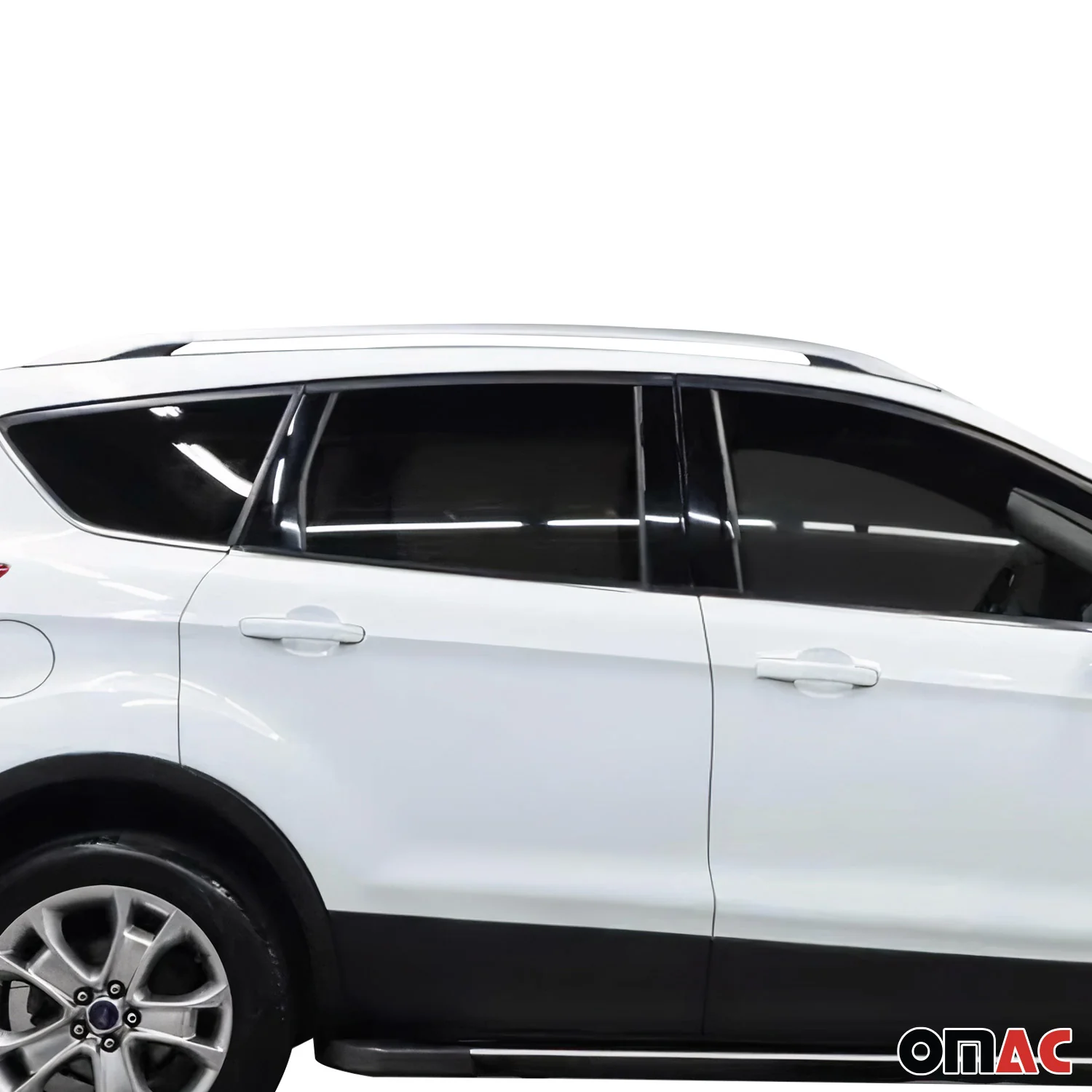 Original Dachreling für Ford Kuga II 2012-2019 Aluminium Grau 2 tlg - Image 3