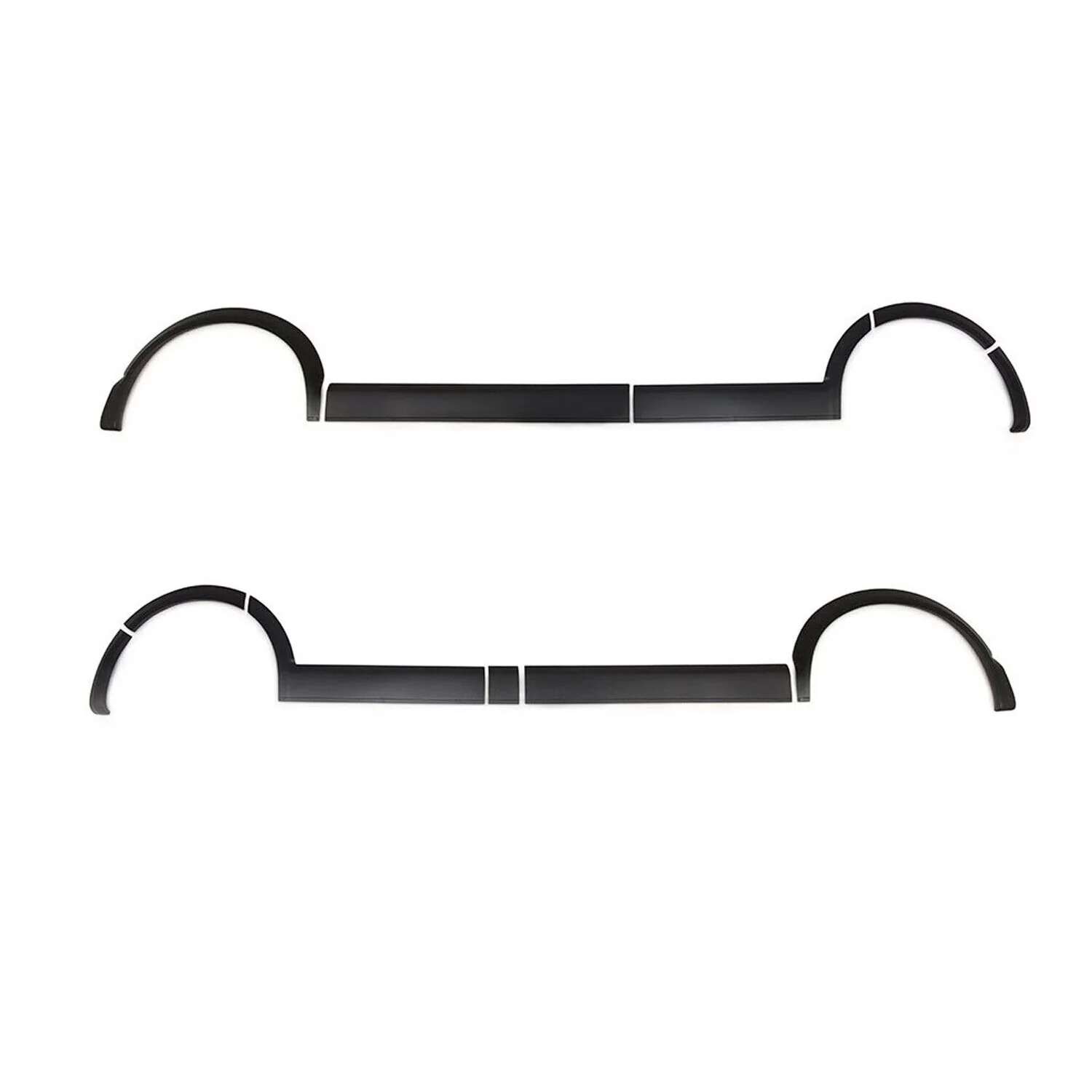 Radlaufschutz Kotflügel für VW T6 2015-2019 L1 Kurzer LHD ABS Schwarz 11tlg - Image 7