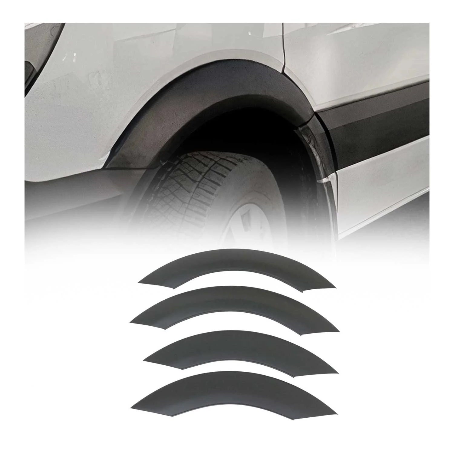 Radläufe Kotflügel Verbreiterung für Mercedes Sprinter W906 2014-2018 FL 4tlg