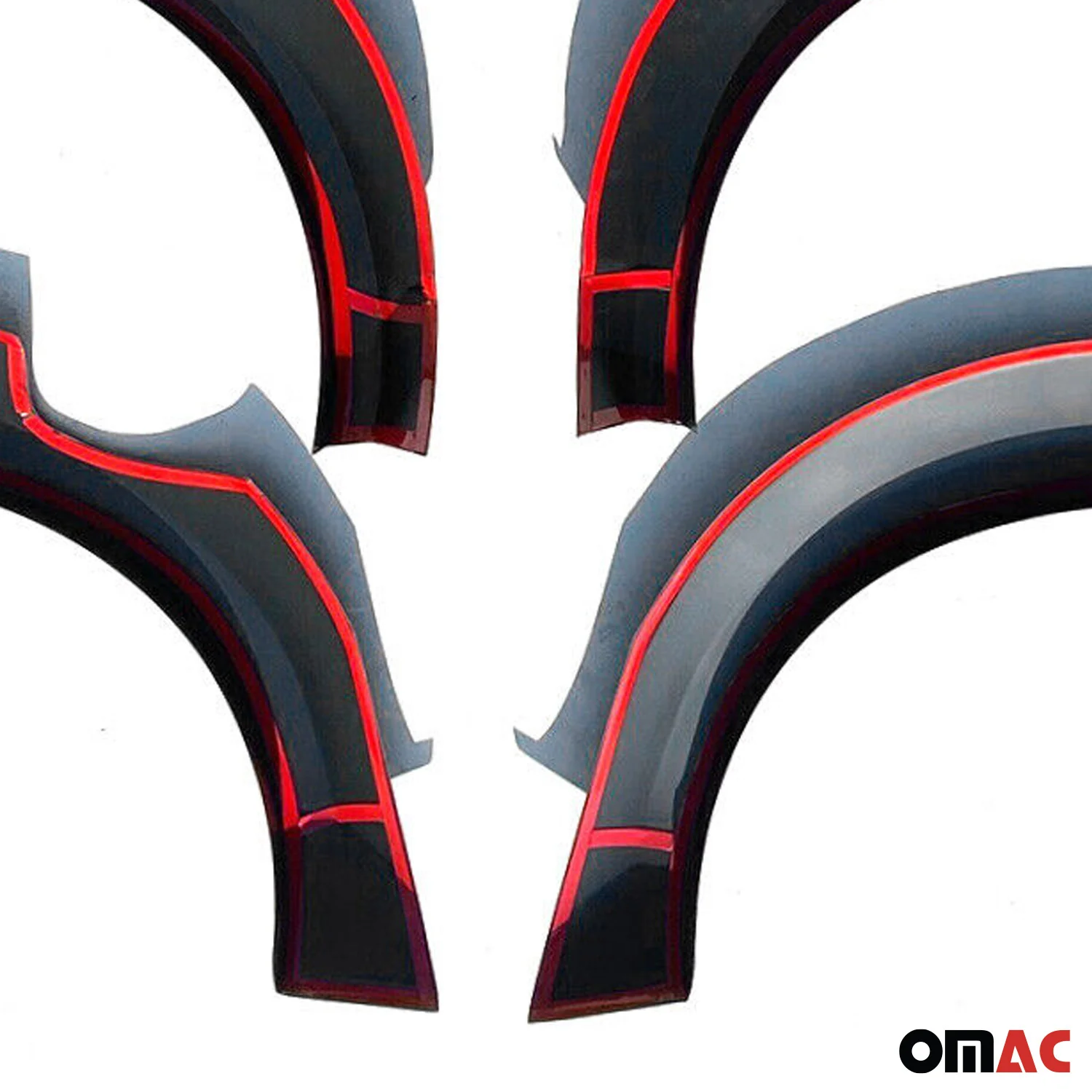 Radläufe Kotflügel Verbreiterung für VW Amarok 2010-2016 ABS Schwarz 4tlg - Image 6