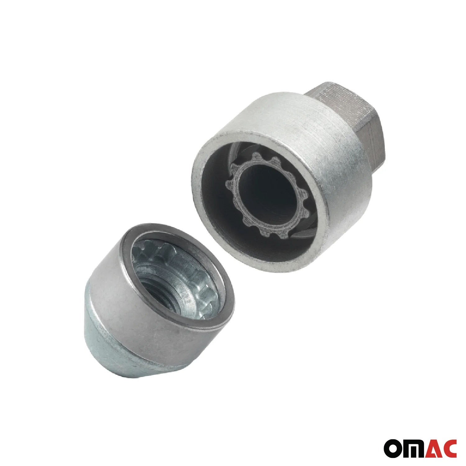Radschloss Radschrauben Satz für Lancia Thema 2011-2014 Silber 4x M14X1.5 - Image 8