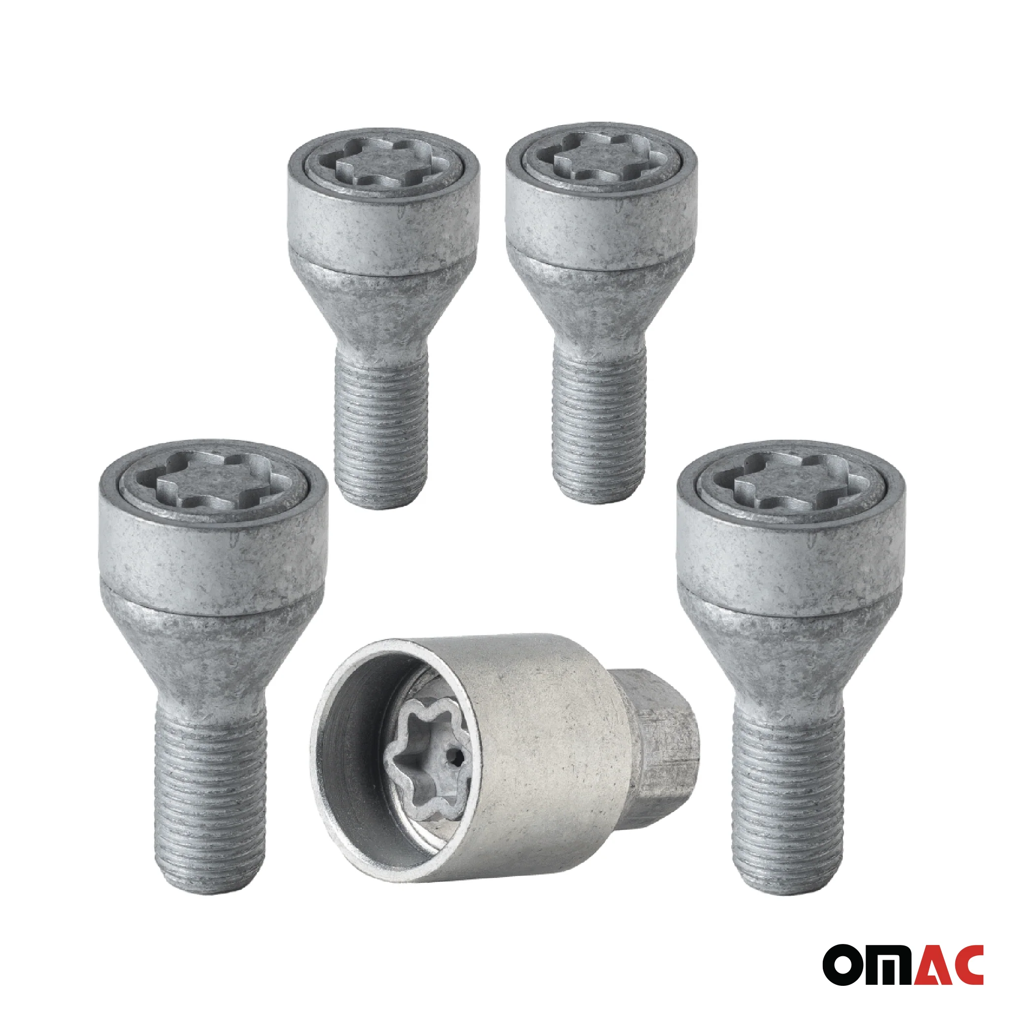 Radschloss Radschrauben Satz für Nissan Note 2004-2013 Silber 4tlg M12X1.5 - Image 9