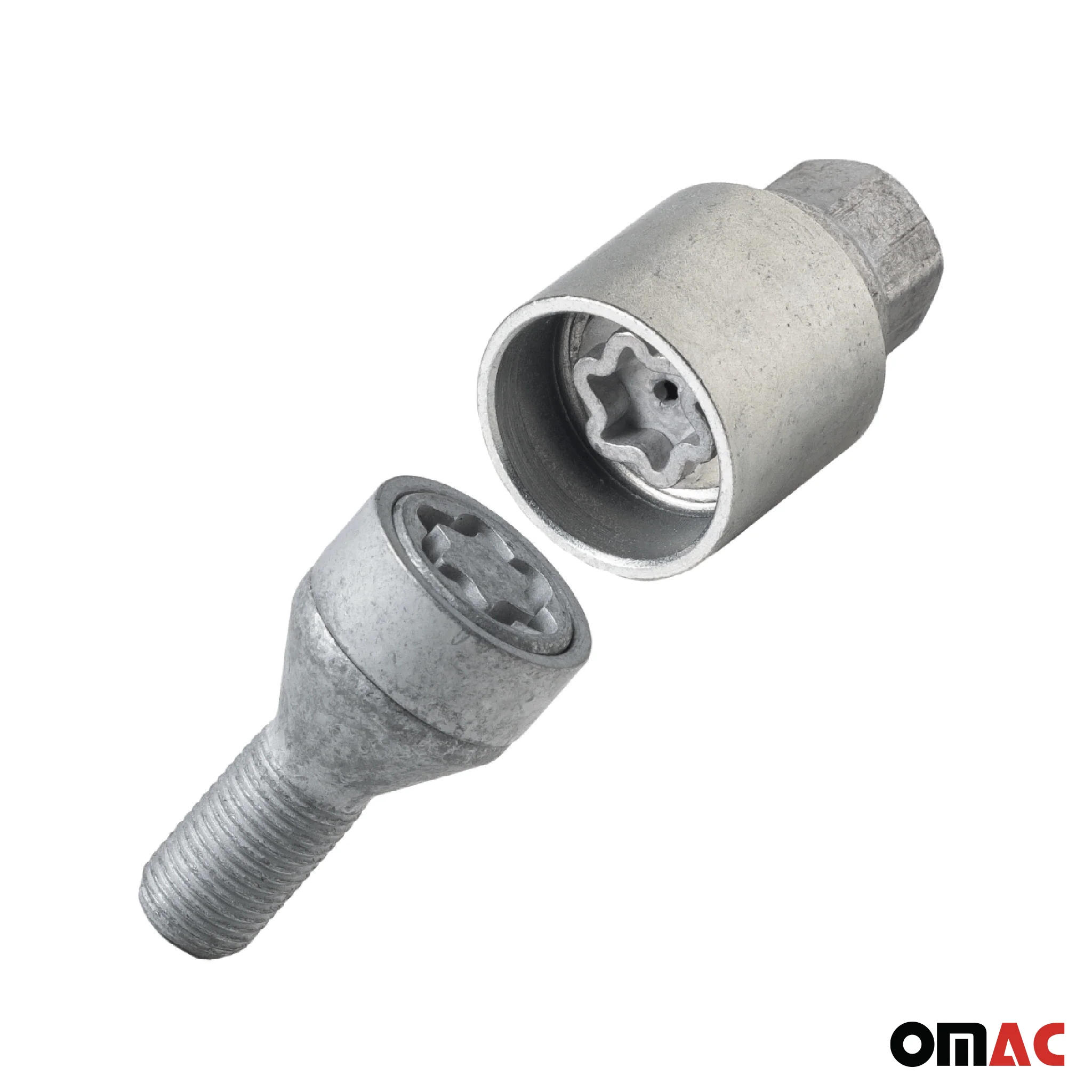 Radschloss Radschrauben Satz für Renault Arkana ab 2019 Silber 4x M12X1.5 - Image 8