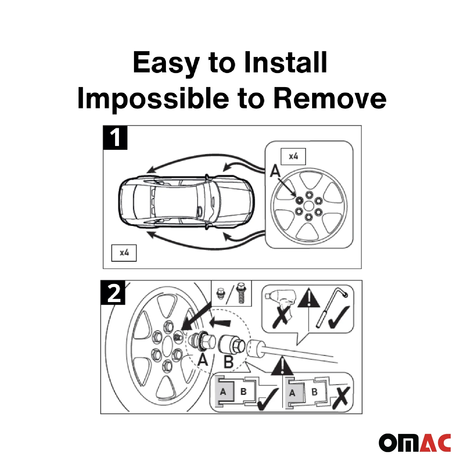 Radschloss Radschrauben Satz für Skoda Scala ab 2019 Silber 4tlg M12X1.5 - Image 10