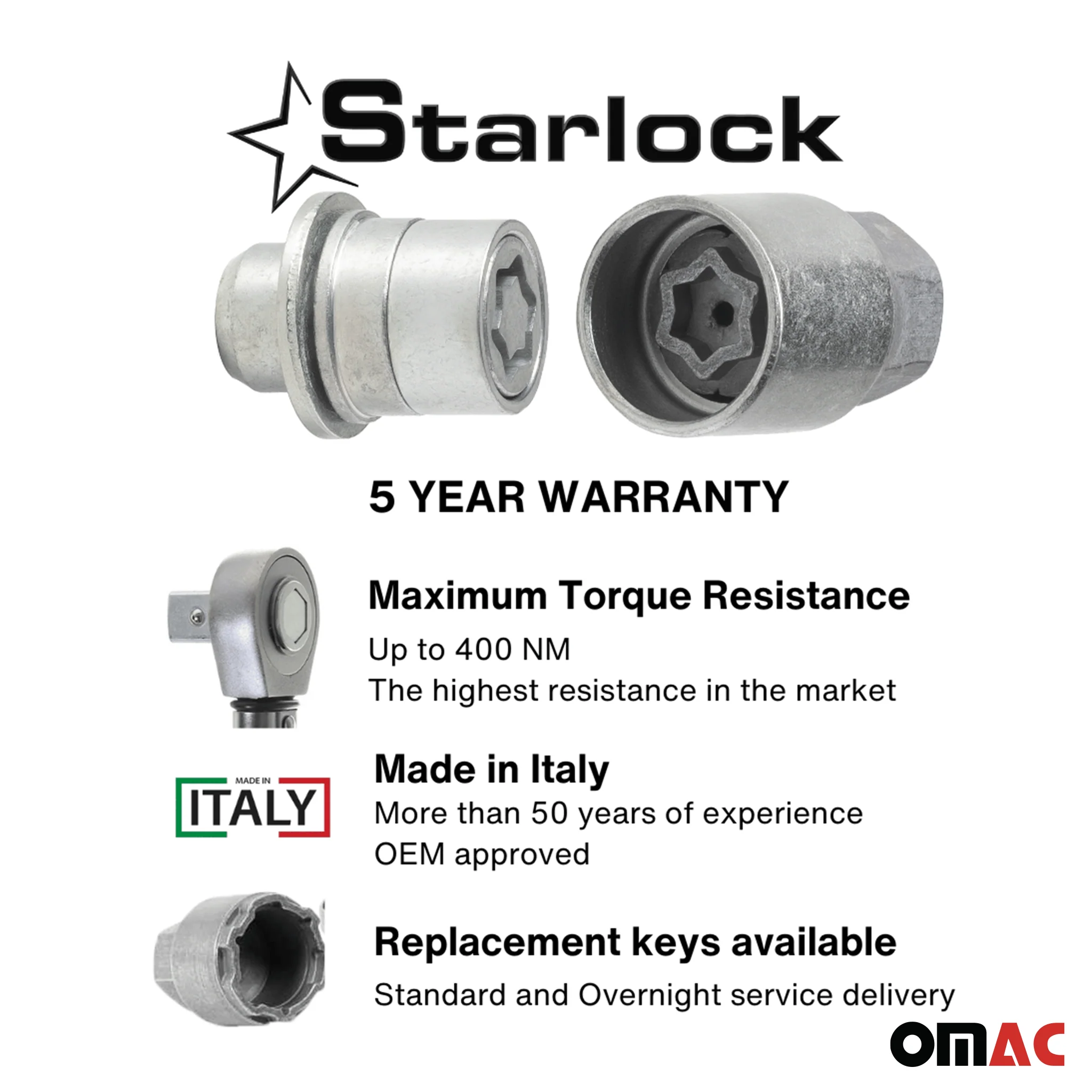 Radschloss Satz für BMW XM/ i7/ iX/ X3M/ X4M ab 2023 Silber 4tlg M14X1.25 - Image 3