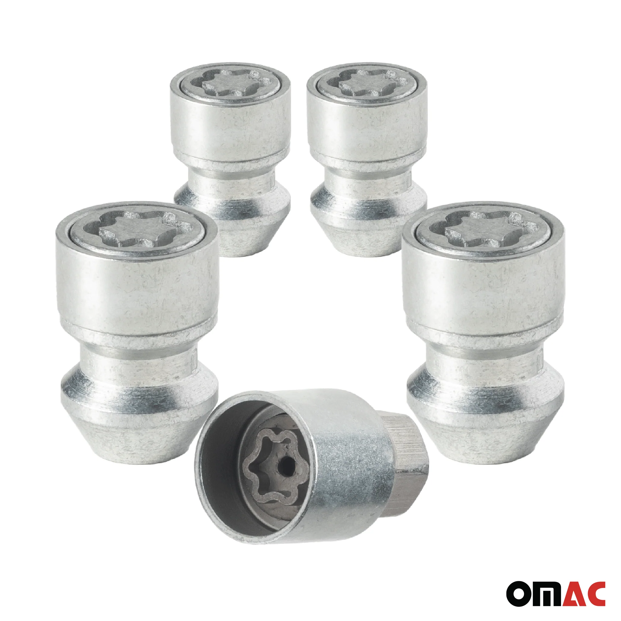 Radschloss Satz für Evo 3 Elettric/ Evo 4/ Evo 5 ab 2020 Silber 4 tlg M12X1.5 - Image 9