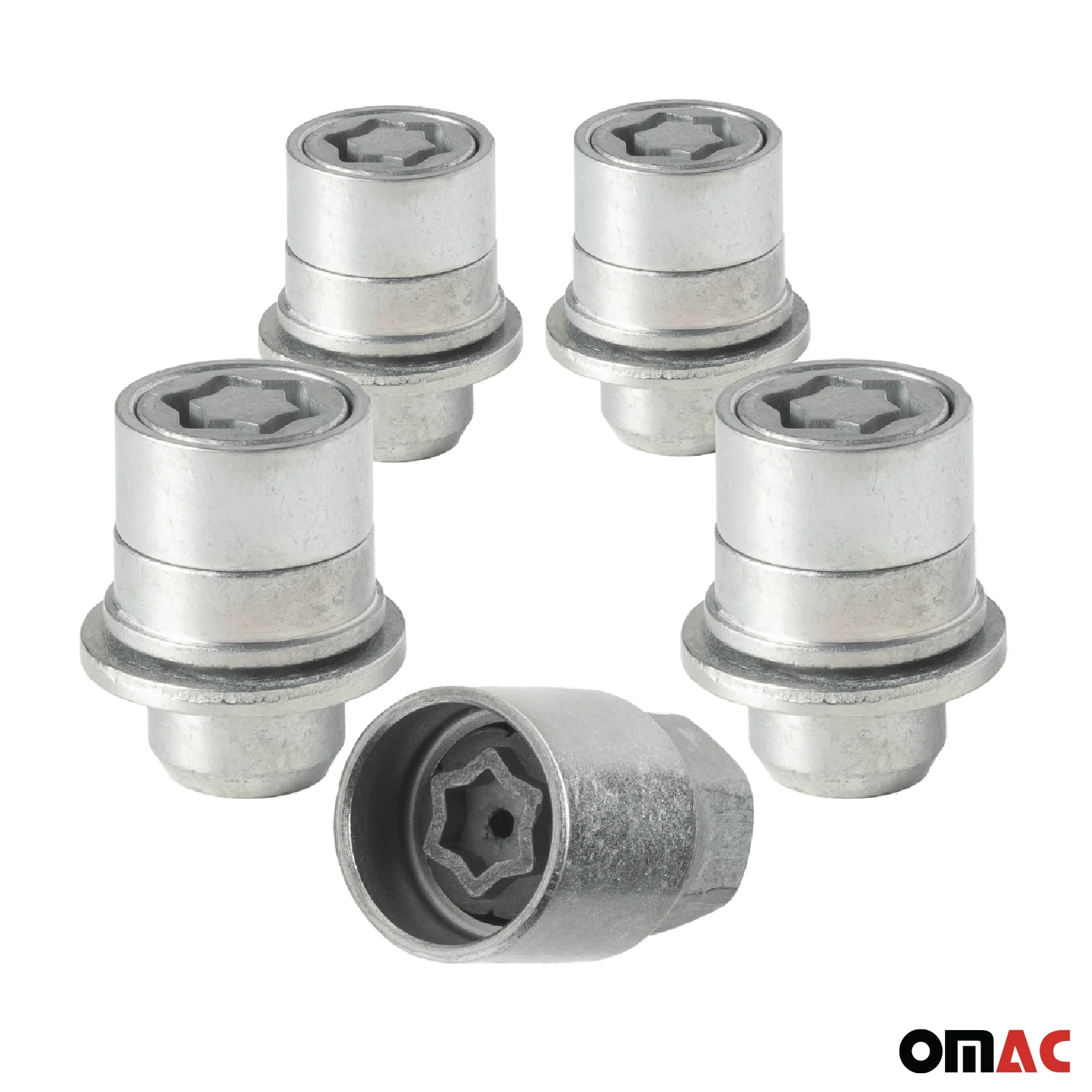Radschloss Satz für Hyundai Trajet GSI 2.7 2000-2004 Silber 4tlg M12X1.5 - Image 9