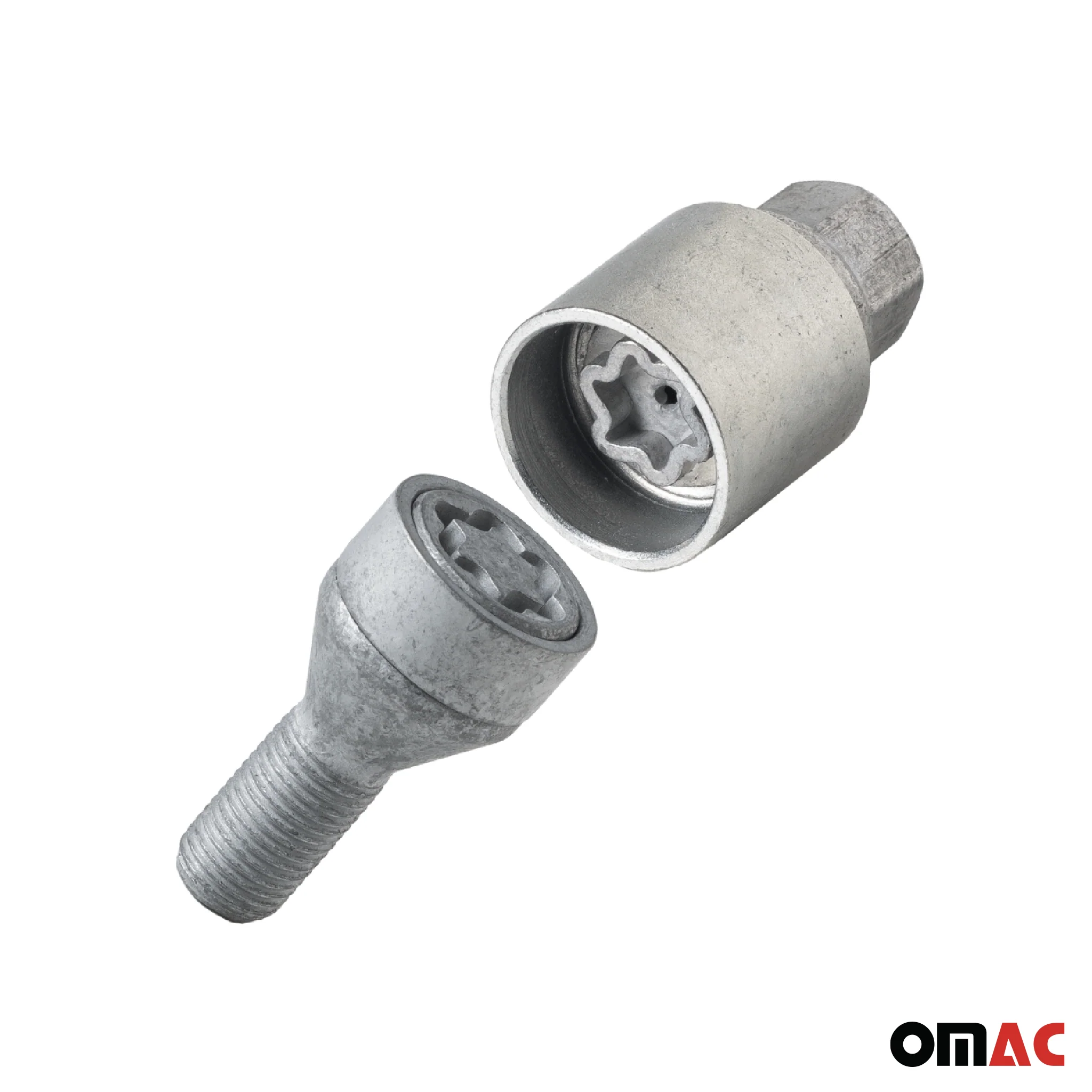 Radschloss Satz für MG MG ZS / Astor/ HS/ MG5/ MG3 ab 2019 Silber 4tlg M14X1.5 - Image 8