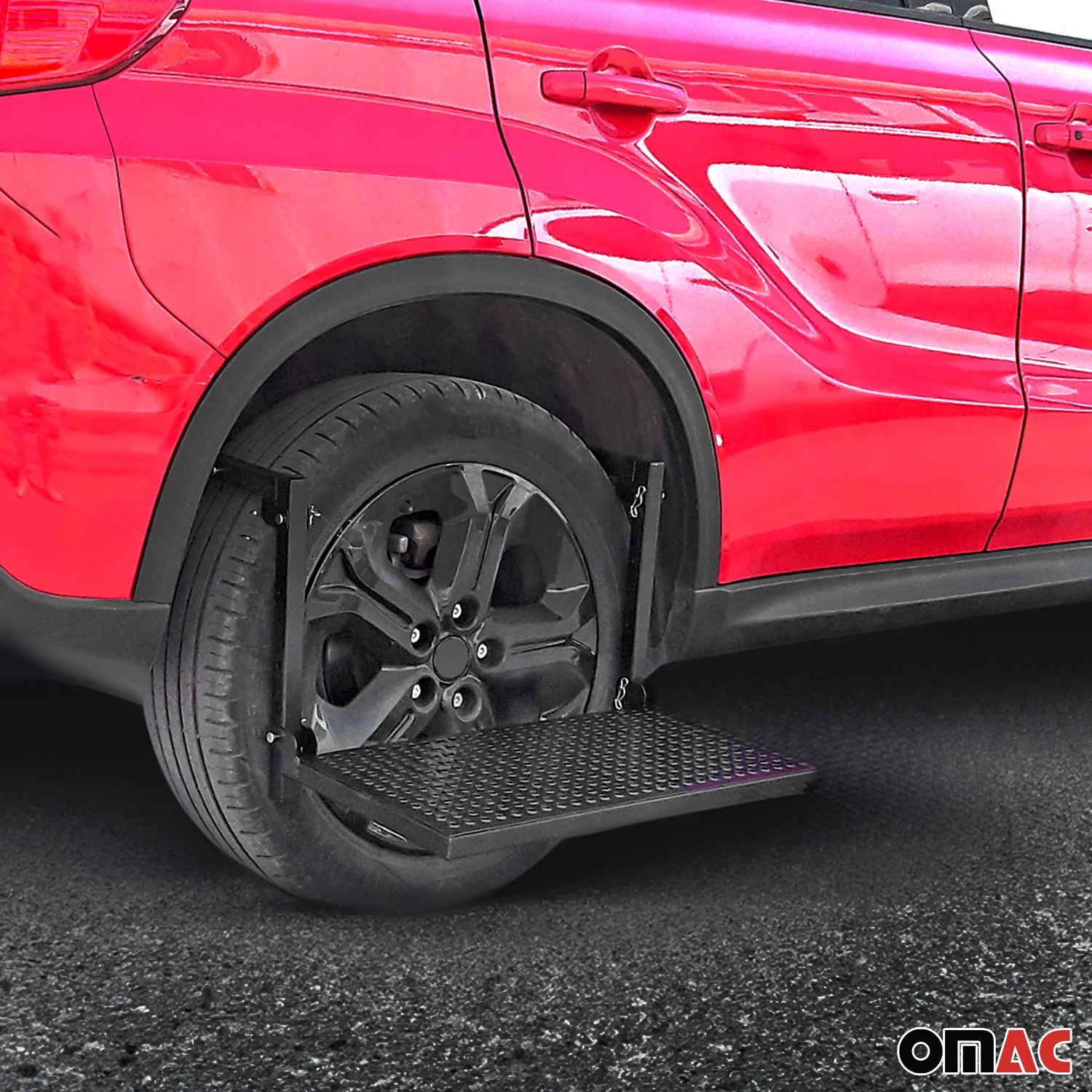 Radtritt Trittstufe Rad Stufe für Nissan Navara Klappbar Faltbar 55cm Stahl - Image 2