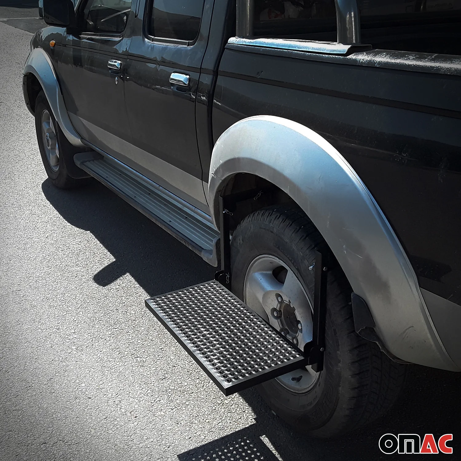 Radtritt Trittstufe Rad Stufe für VW Multivan T7 Klappbar Faltbar 55cm Stahl - Image 5