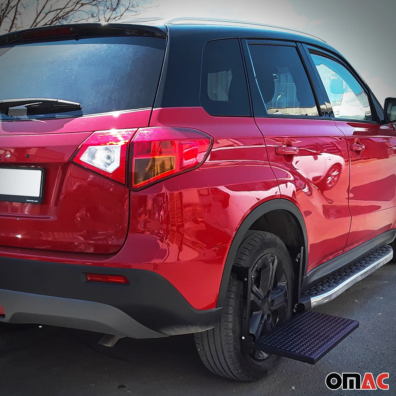 Radtritt Trittstufe Rad Stufe für VW Golf 2019-2026 Klappbar Faltbar 55cm Stahl - Image 12
