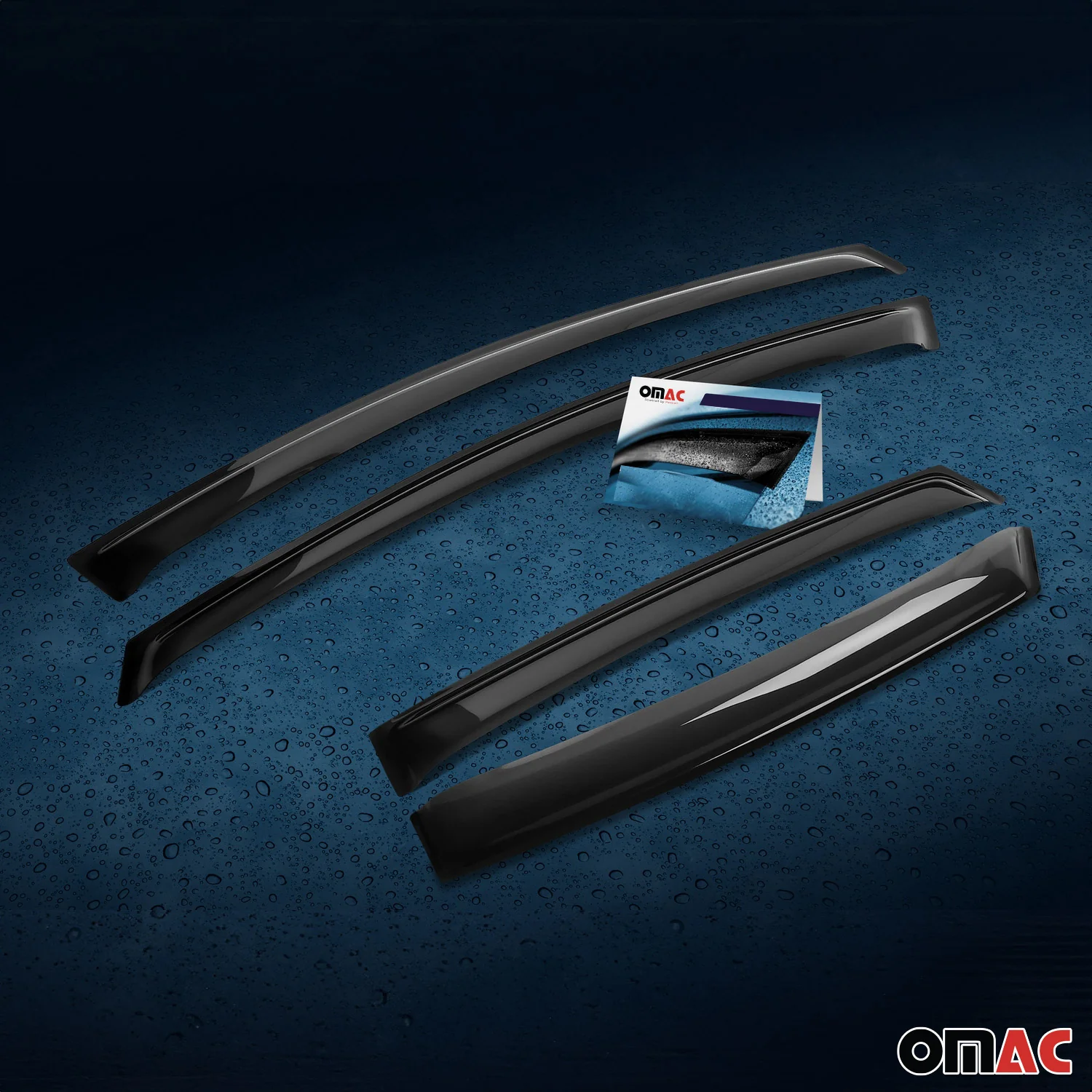 4x Windabweiser Regenabweiser für Skoda Octavia 2020-2026 Acryl Dunkel - Image 9