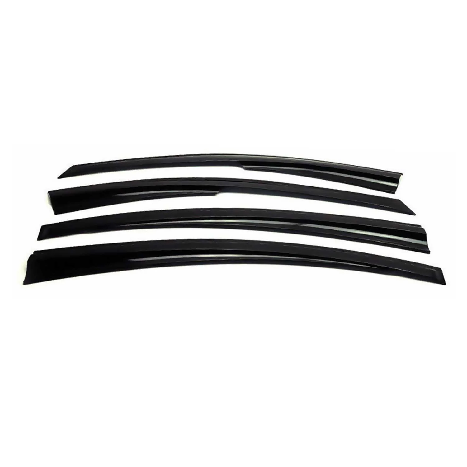 4x Windabweiser Regenabweiser für VW Passat B7 Stufenheck 2010-2015 Acryl Dunkel - Image 2
